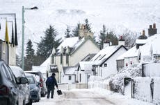 Storm Barra forces schools to shut as gusts reach 68mph