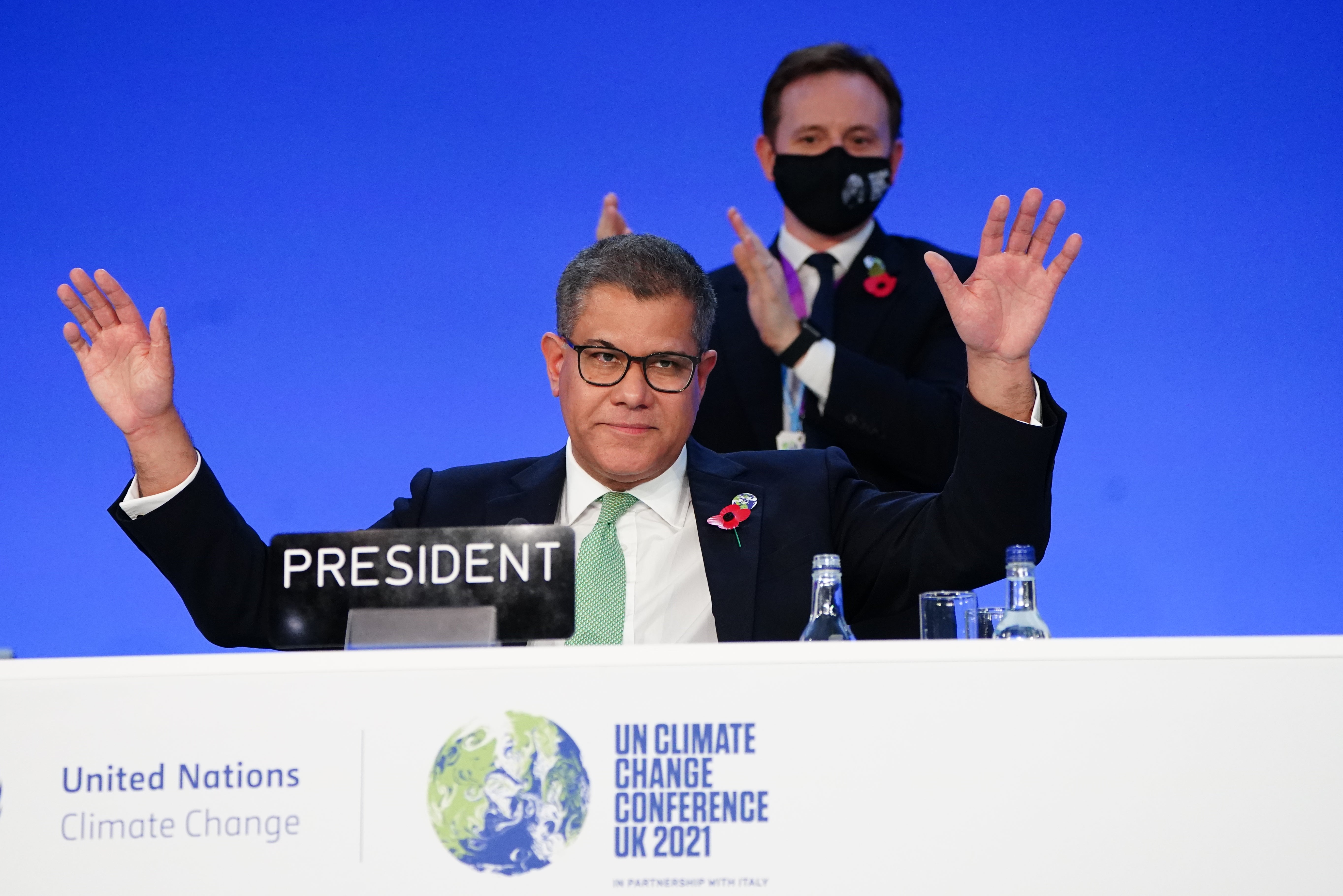 Alok Sharma President of the Cop26 climate summit (Jane Barlow/PA)