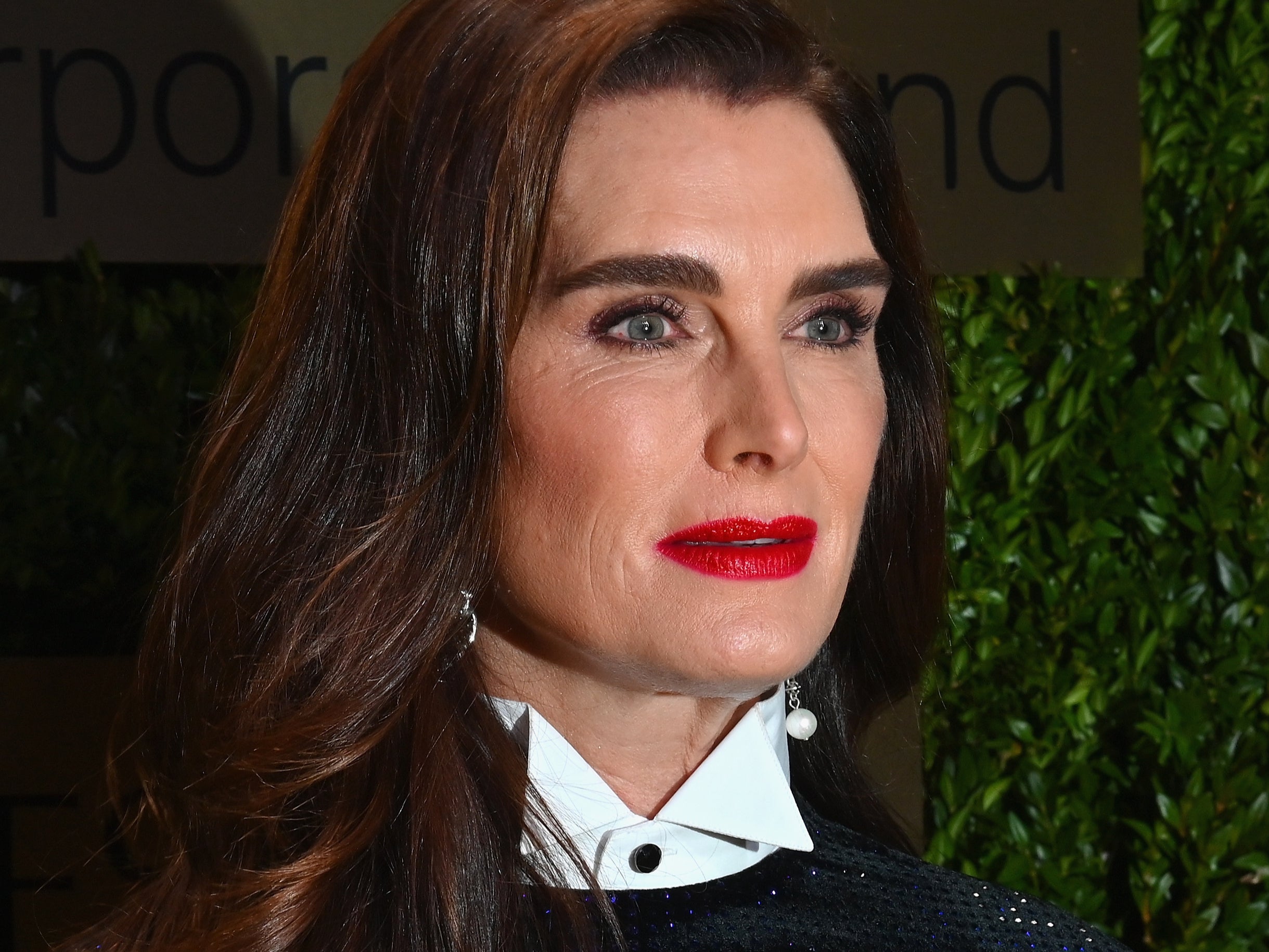 Brooke Shields attends a gala on 18 November 2019 in New York City