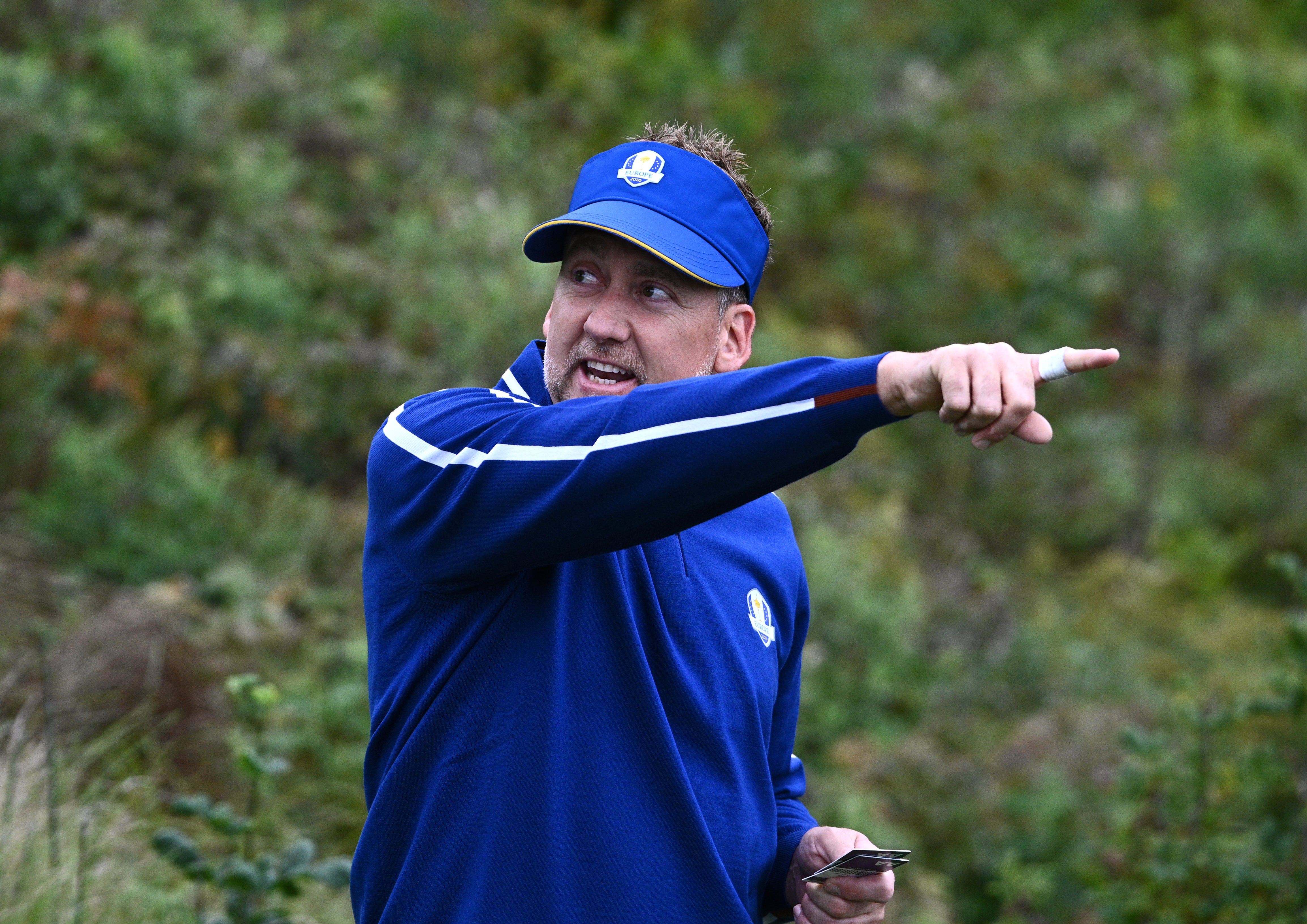 Ian Poulter put his Christmas decorations up (Anthony Behar/PA)