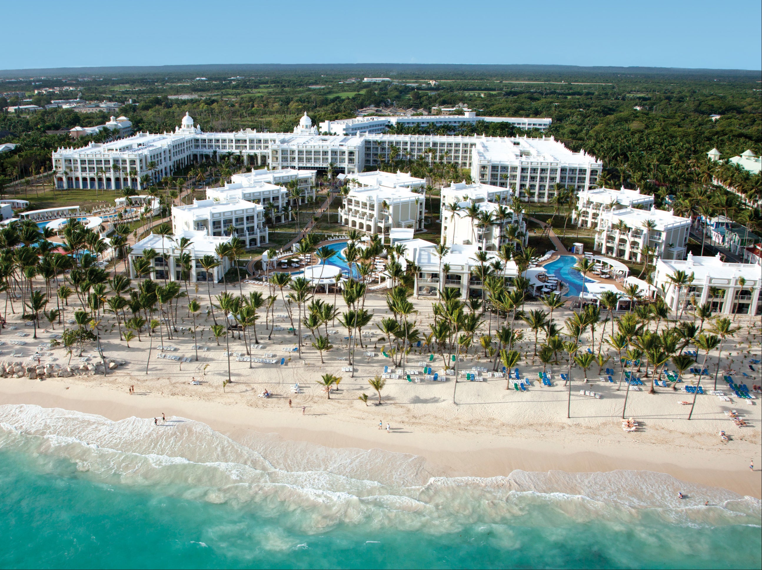 Off-limits: RIU Palace Bavaro in the Dominican Republic, which was on the UK red list for months