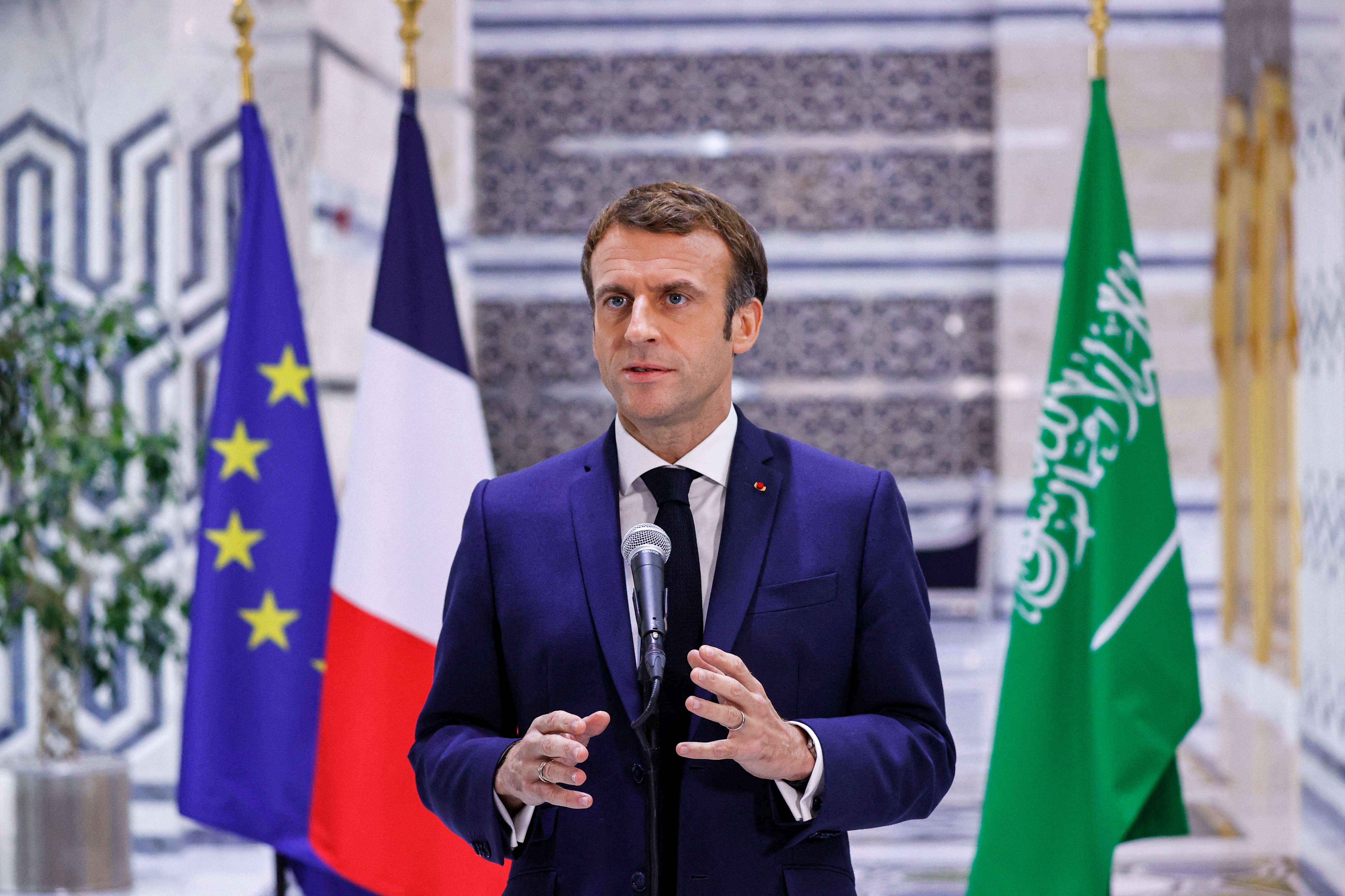 French president Emmanuel Macron