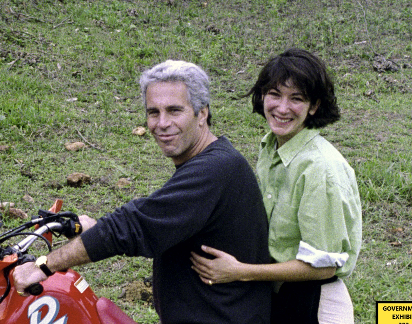 Epstein and Ghislaine Maxwell in an undated photo released by prosecutors in her sex trafficking trial