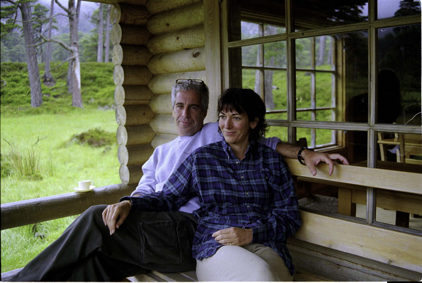 Ghislaine Maxwell and Jeffrey Epstein at the Queen’s Balmoral cabin