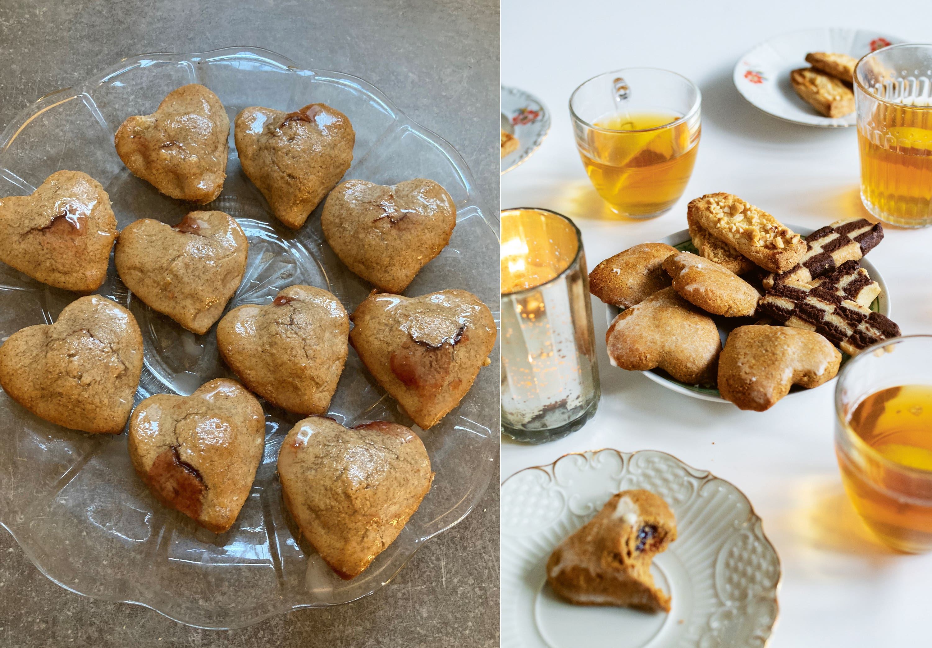 Prudence Wade’s attempt at the jam-filled Lebkuchen hearts was not the most finessed, but still tasted delicious