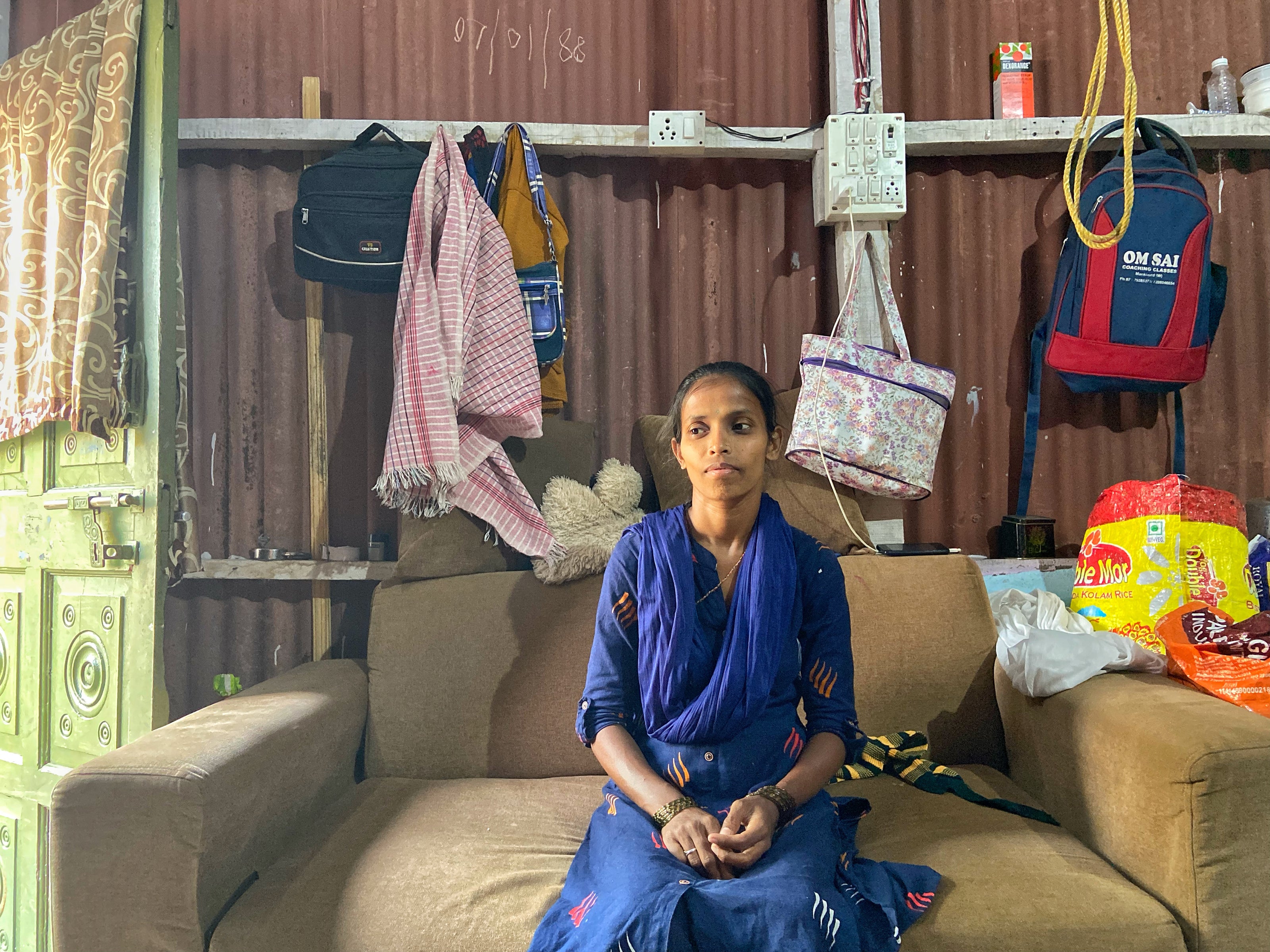 Meena Sonawane, a domestic worker in Mumbai, lost half her jobs in the lockdown, making it difficult for her to feed her family