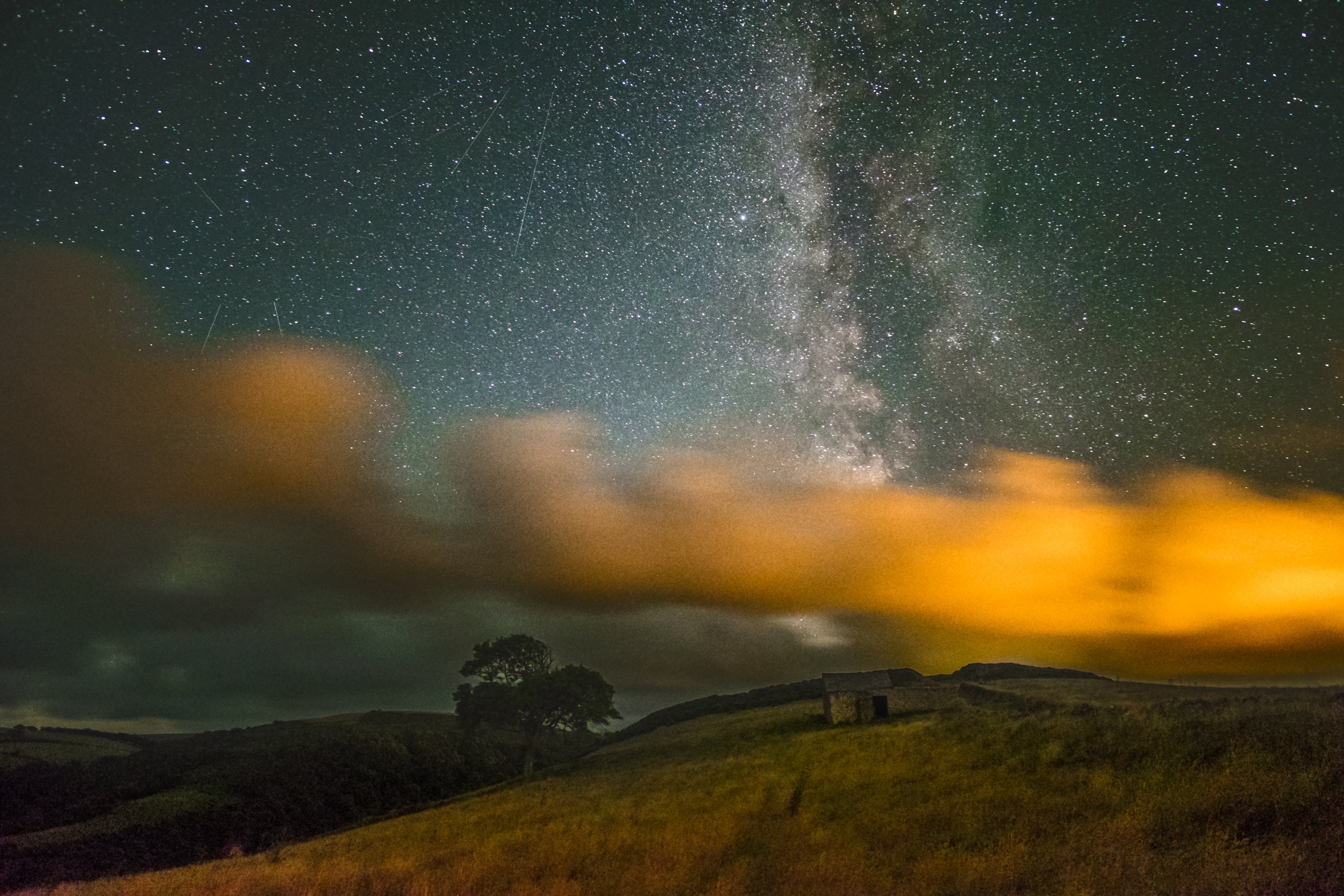 Dark skies over Exmoor