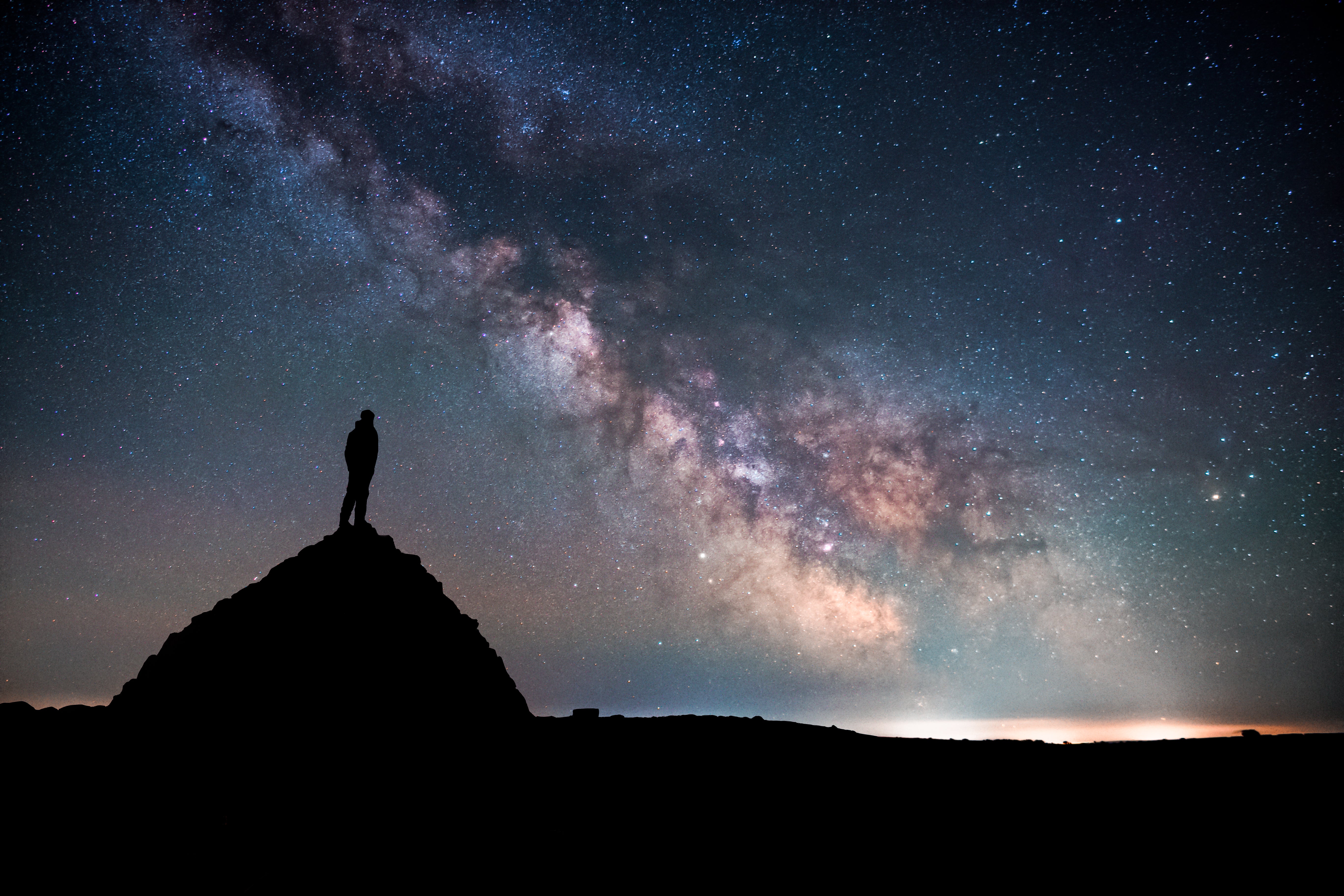 Dunkery Beacon, Exmoor, at night