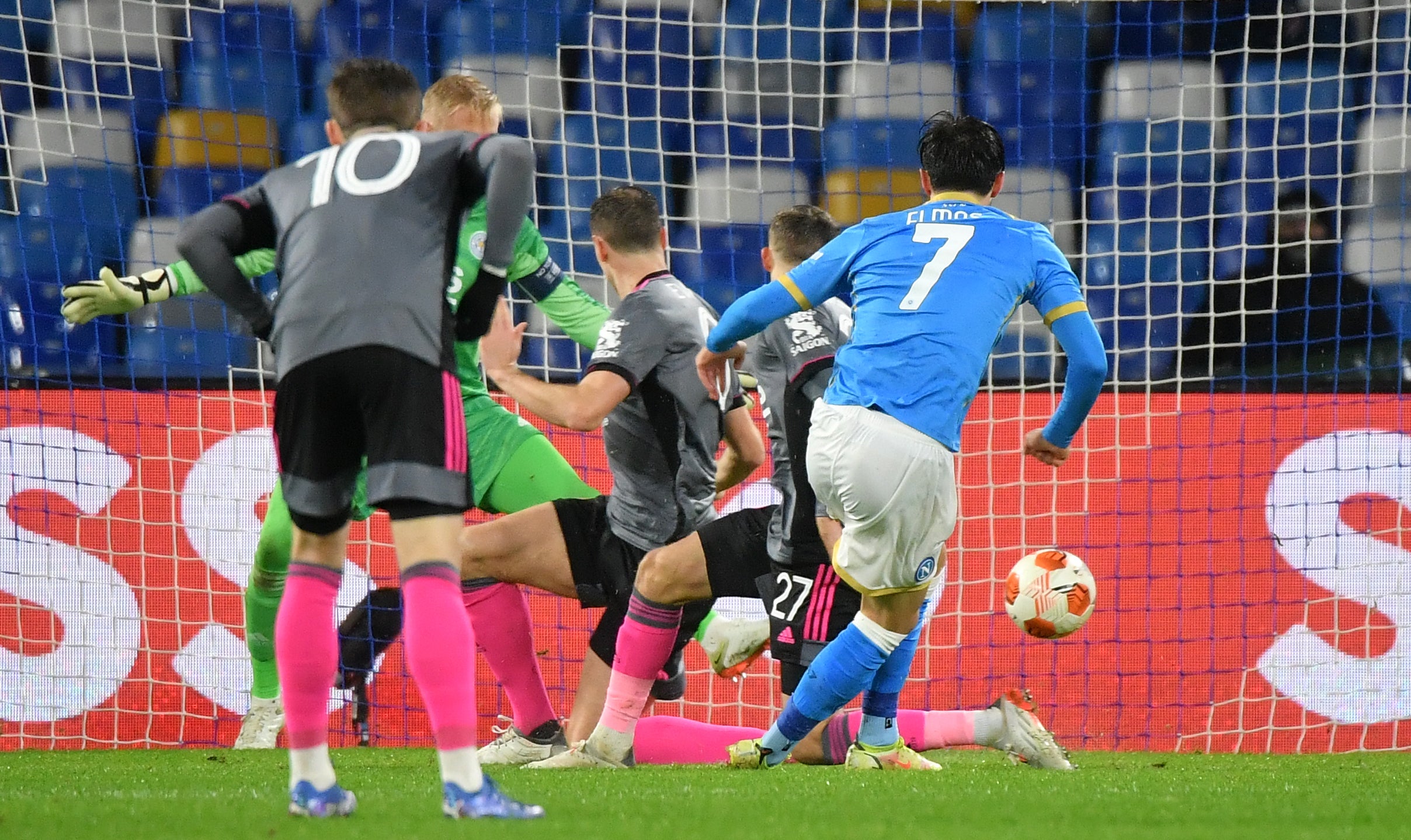 Eljif Elmas’s second goal of the game won it (PA)