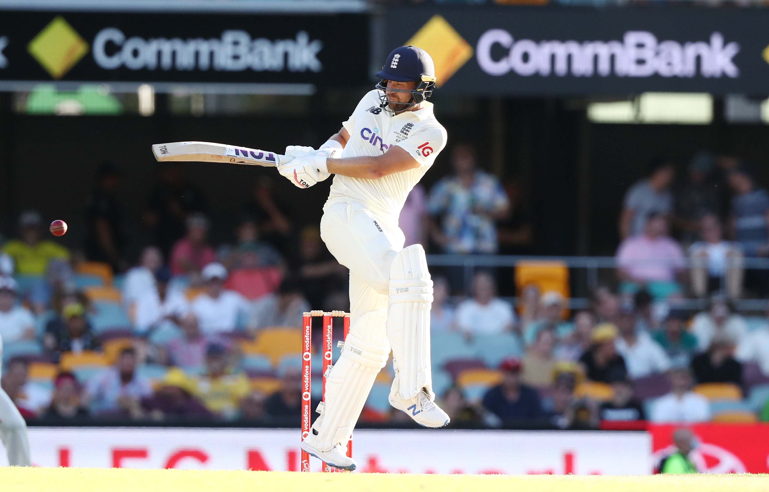 England’s Dawid Malan was unbeaten on 80 at the end of day three