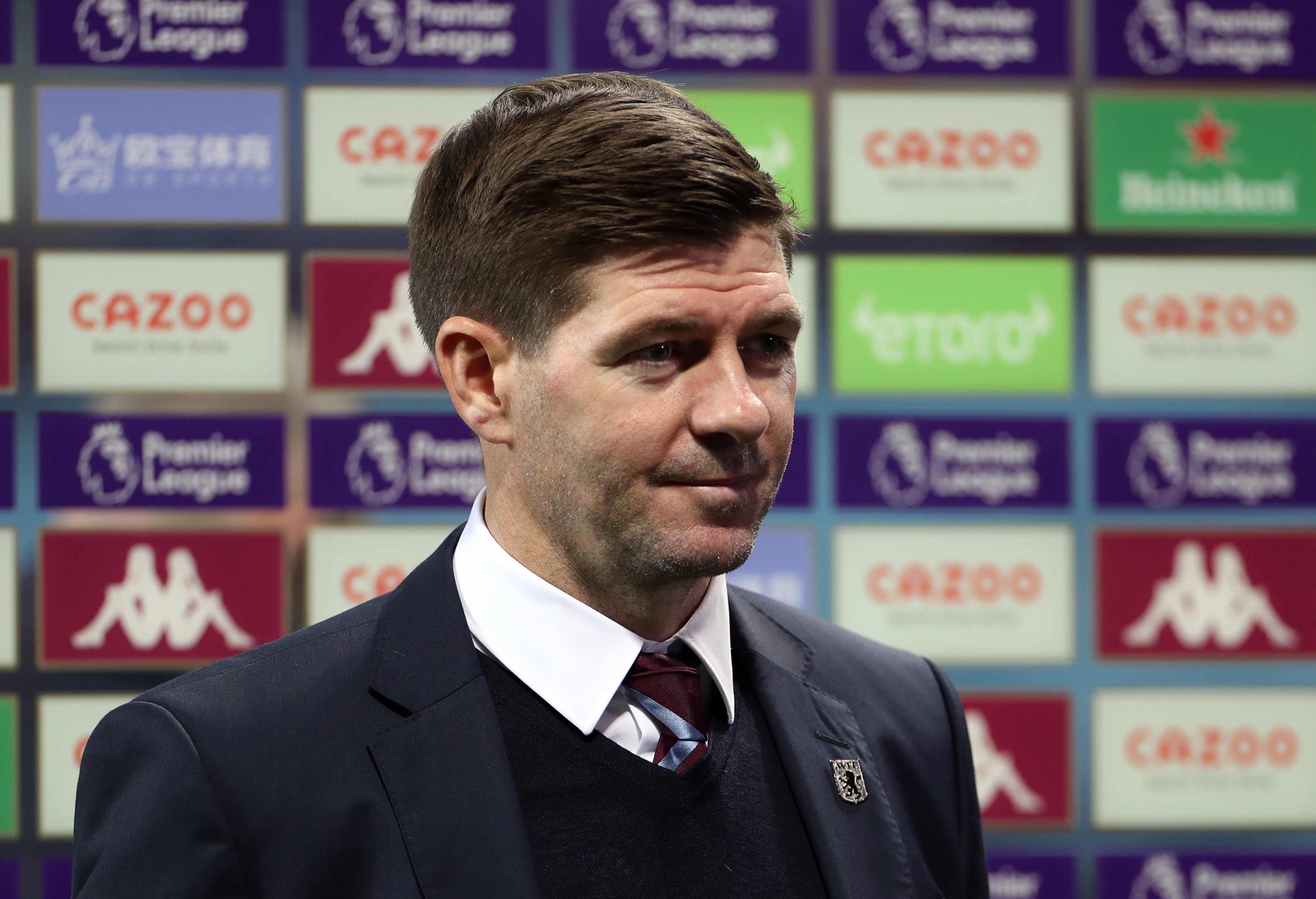 New Aston Villa manager Steven Gerrard takes his side to Anfield this weekend (Bradley Collyer/PA)