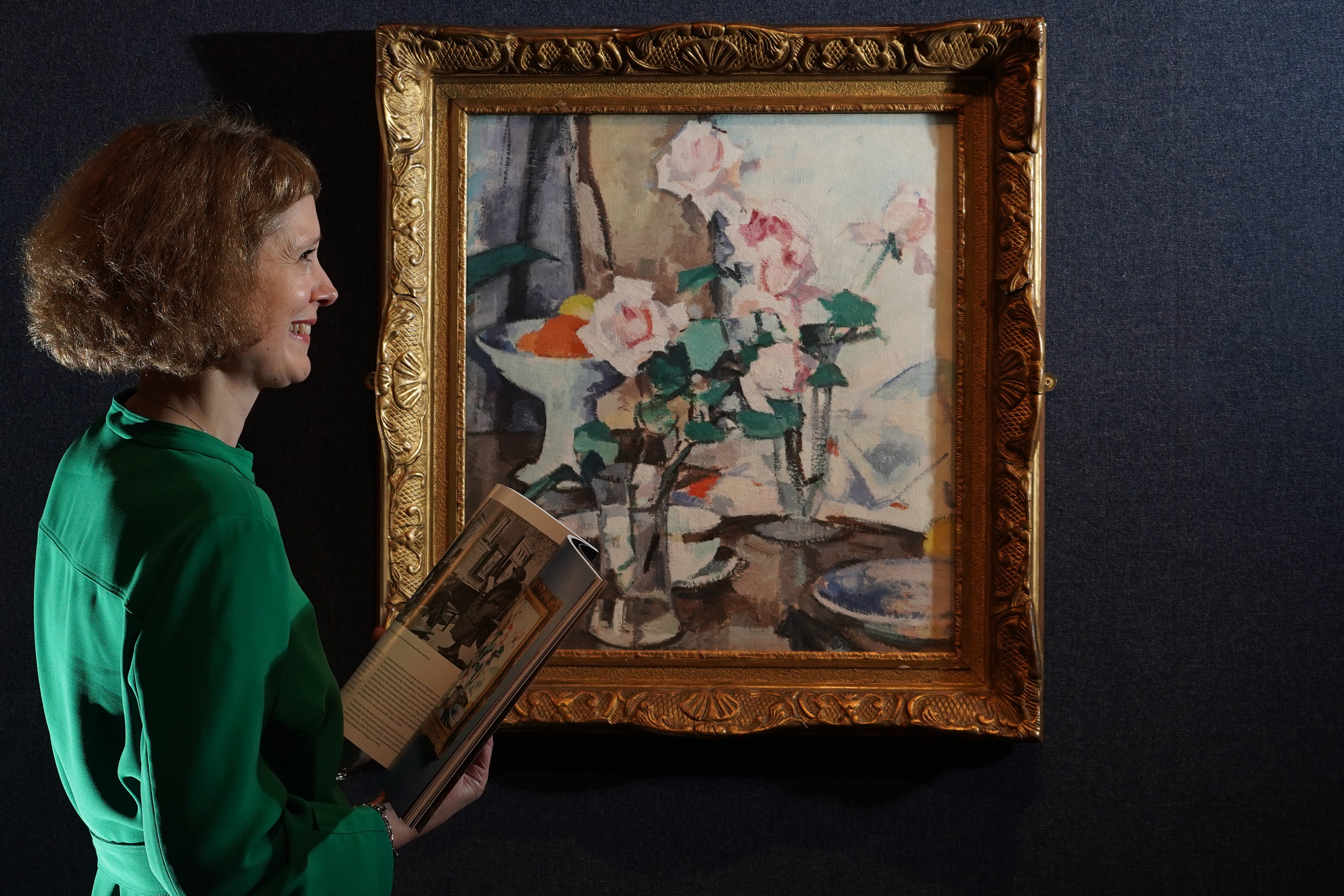 Roses And Fruit by Scottish Colourist Samuel John Peploe sold for £735,000 (Stewart Attwood/Lyon & Turnbull/PA)