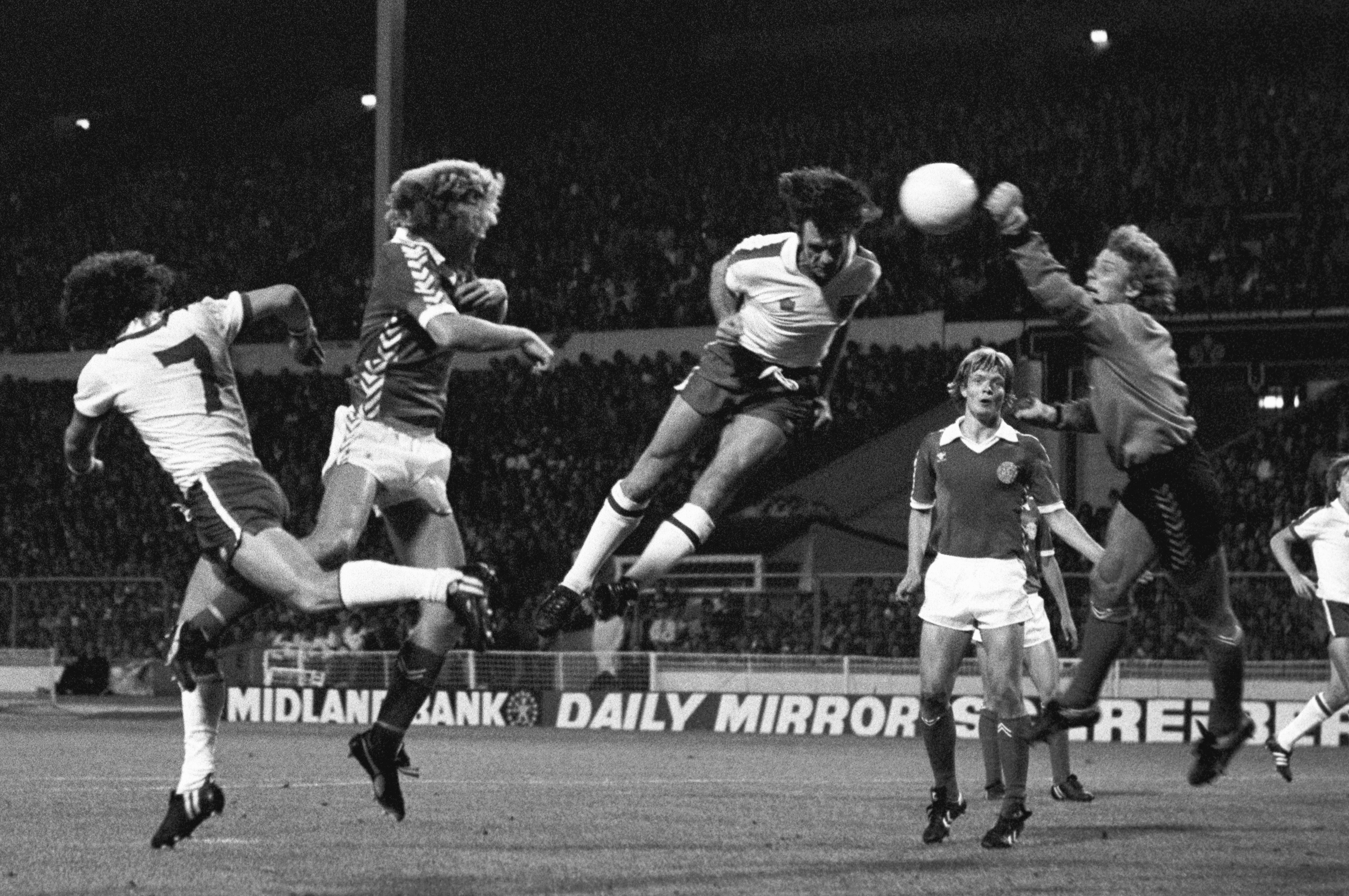 Former England captain Dave Watson, third from the right, has been diagnosed with probable CTE (PA Archive)