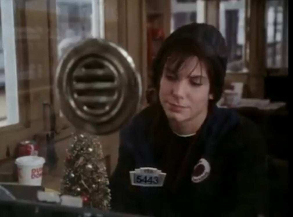 Sandra Bullock plays a Chicago transit worker in the 1995 romantic comedy While You Were Sleeping