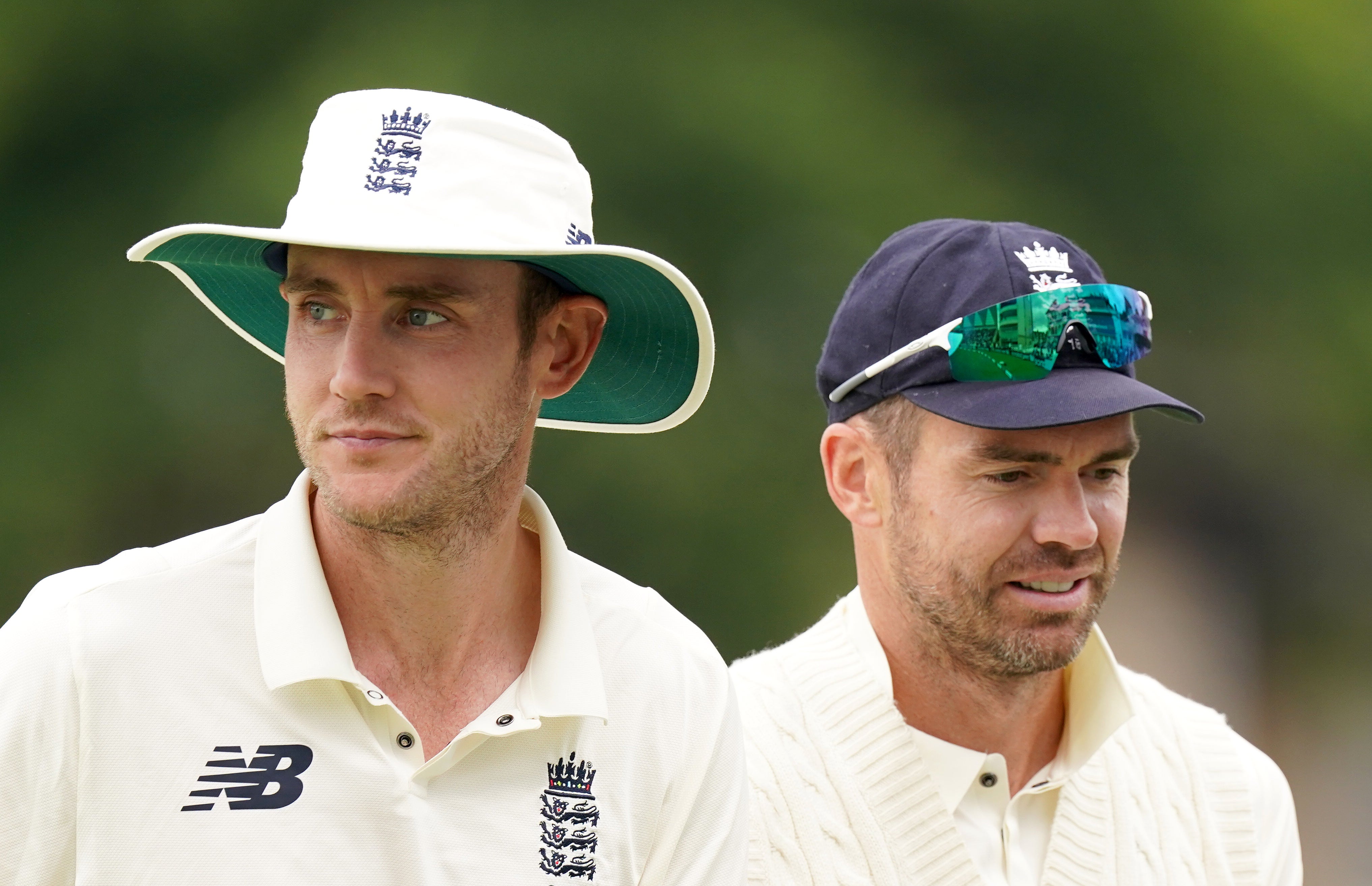 Root insisted the absence of Broad (left) and Anderson (right) were not to blame for defeat in Brisbane. (Tim Goode/PA)