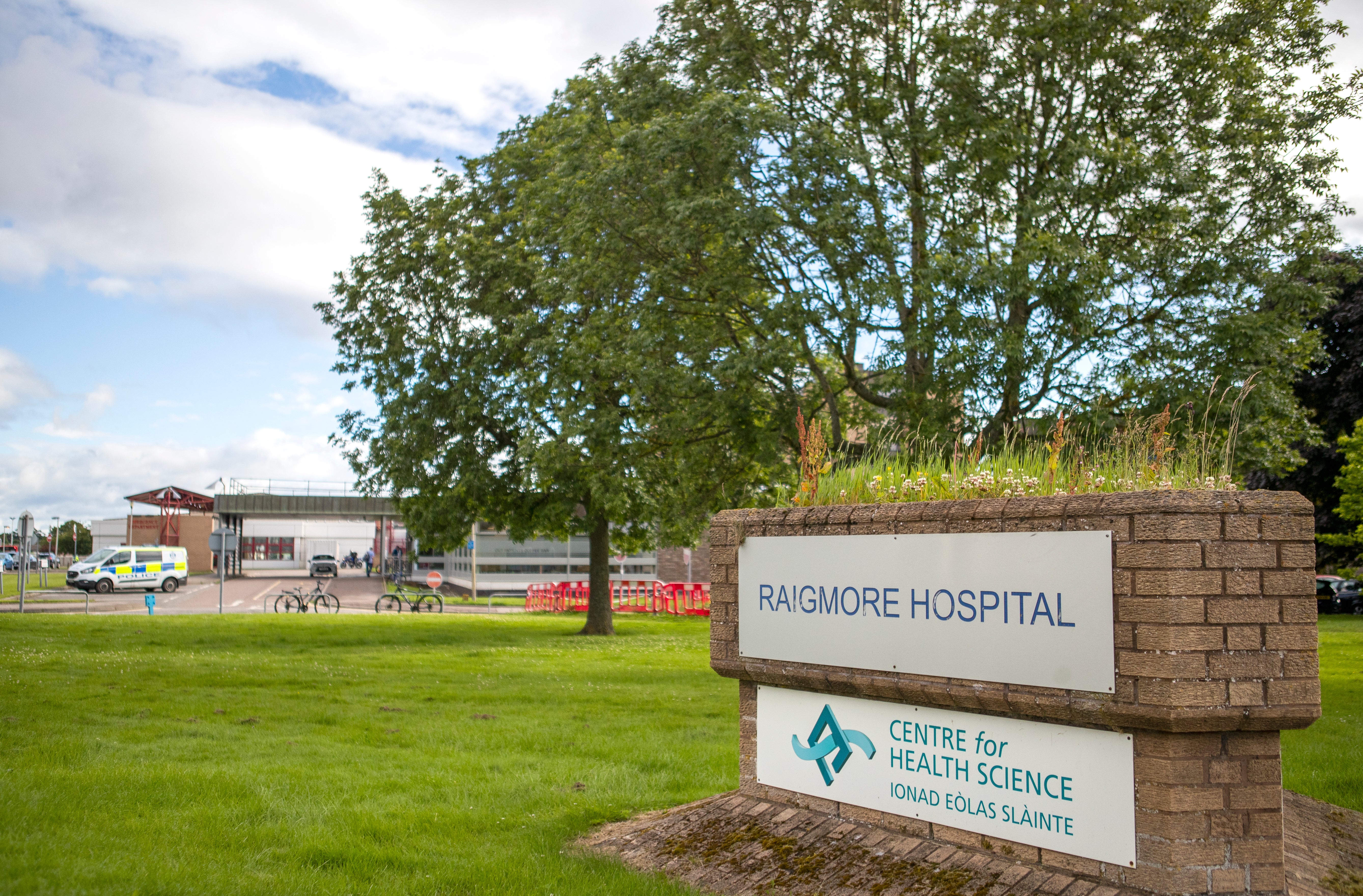 Raigmore Hospital, Inverness. (Jane Barlow/PA)