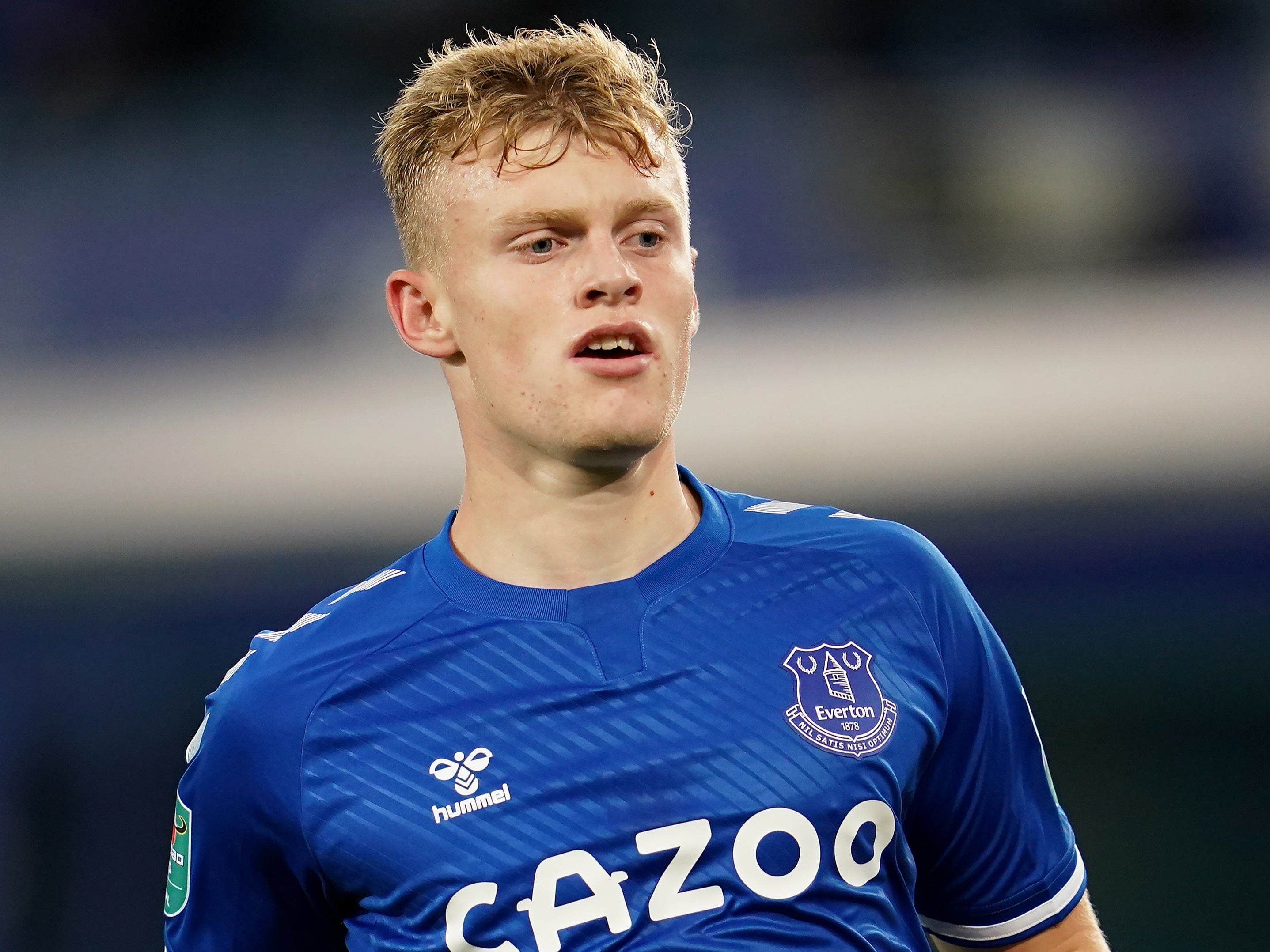 Jarrad Branthwaite has been with Everton since January 2020 (Jon Super/PA)