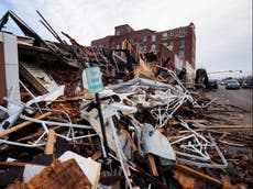 ‘One of the toughest nights in Kentucky history’: Photos show devastation as tornadoes wreak havoc in six states