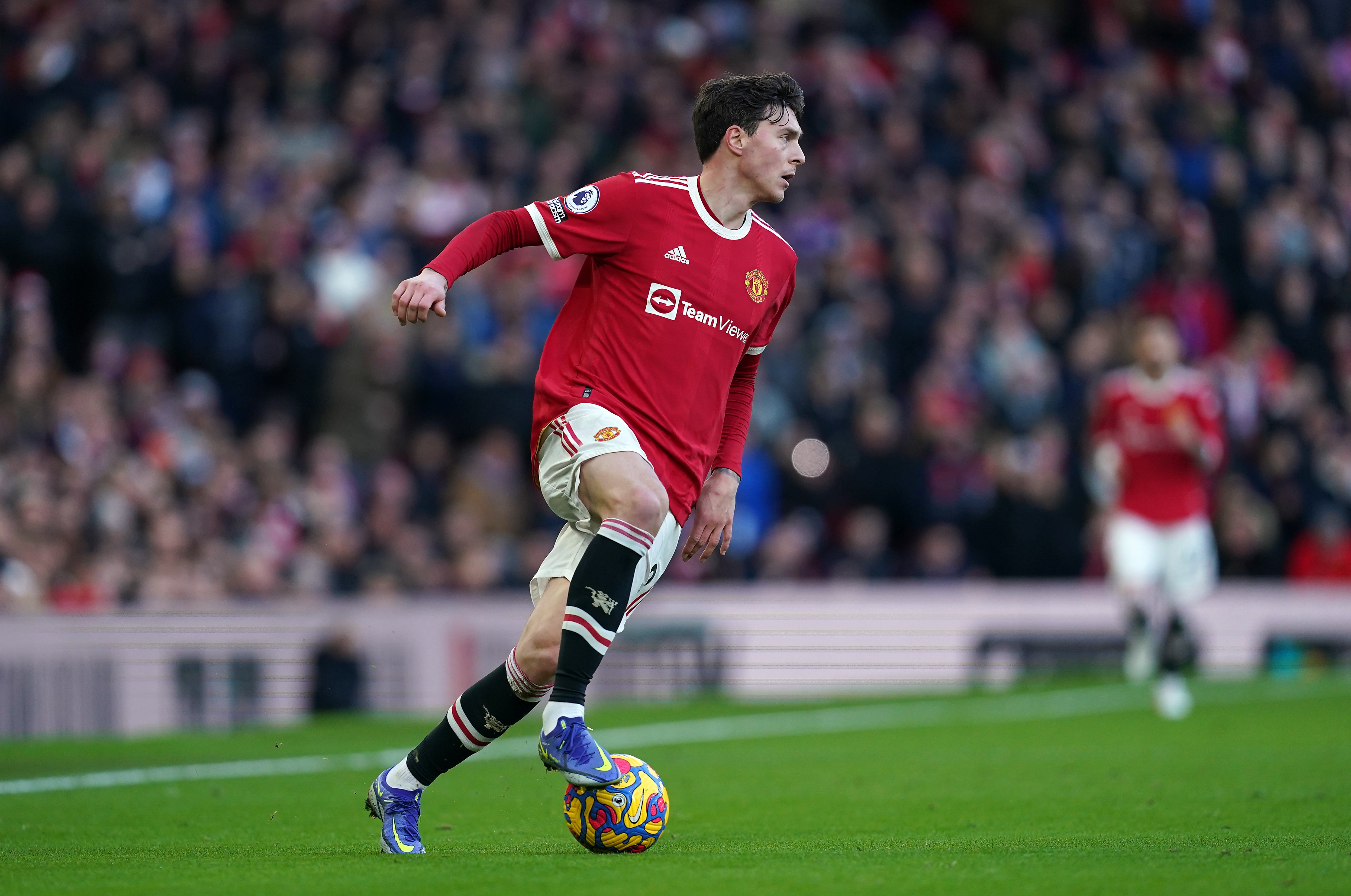 Victor Lindelof went off with breathing difficulties (Martin Rickett/PA)