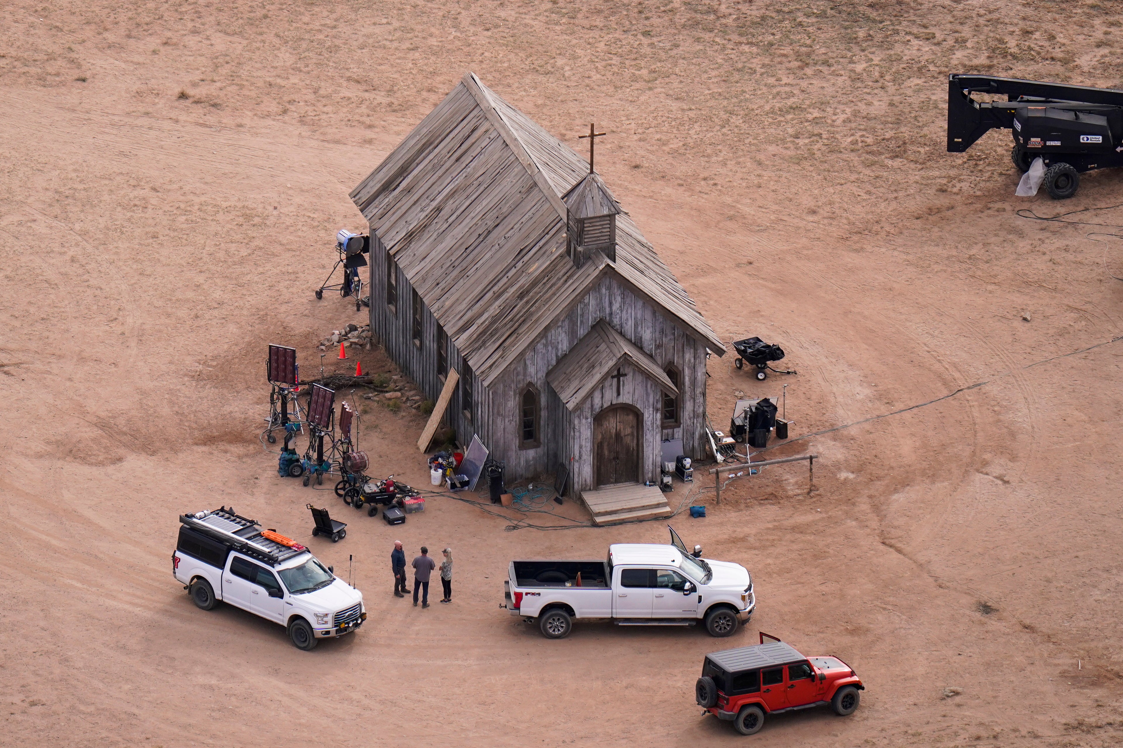 The Rust set in Santa Fe, New Mexico where the deadly shooting occurred