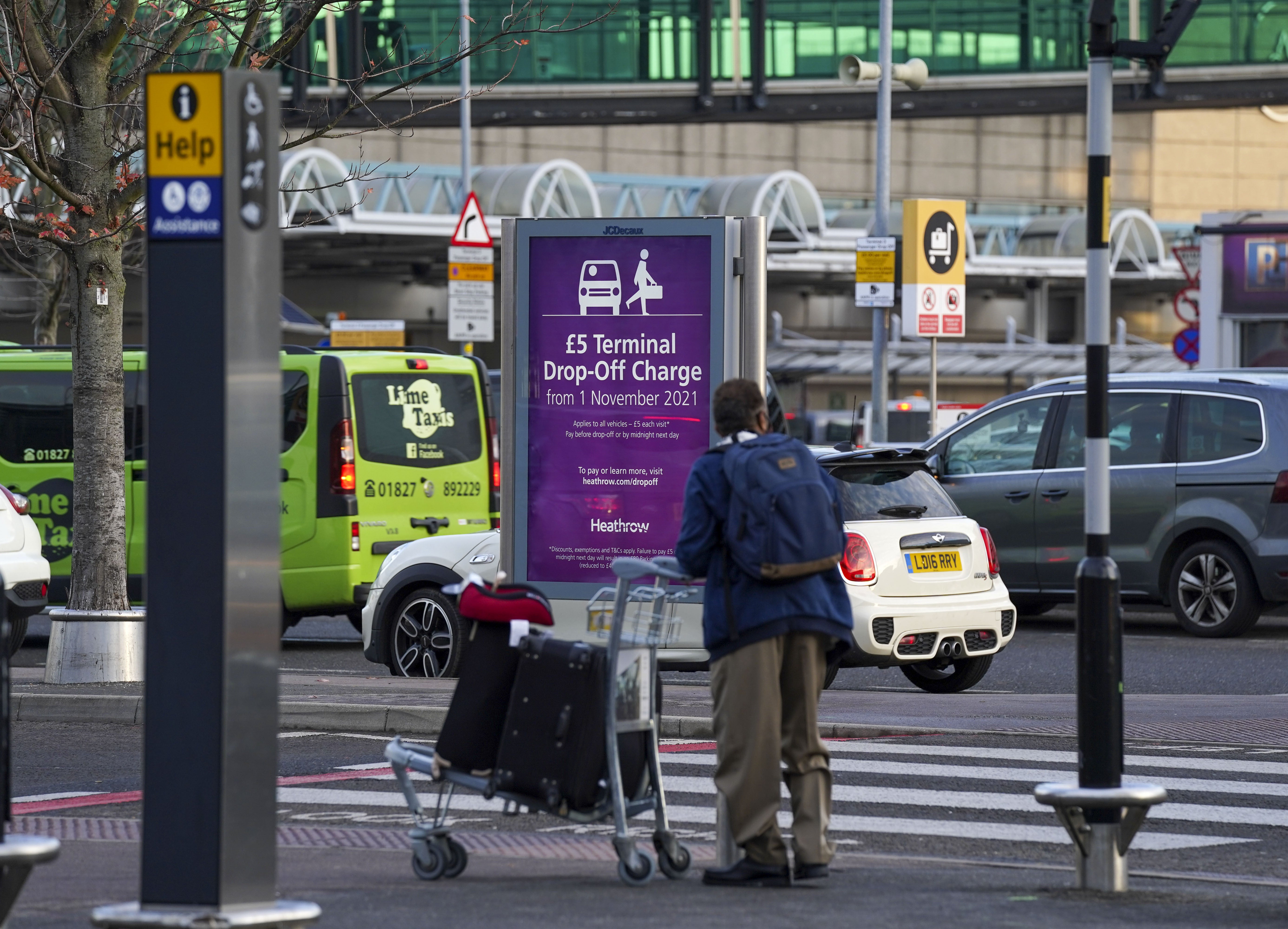 Heathrow airport charges £5