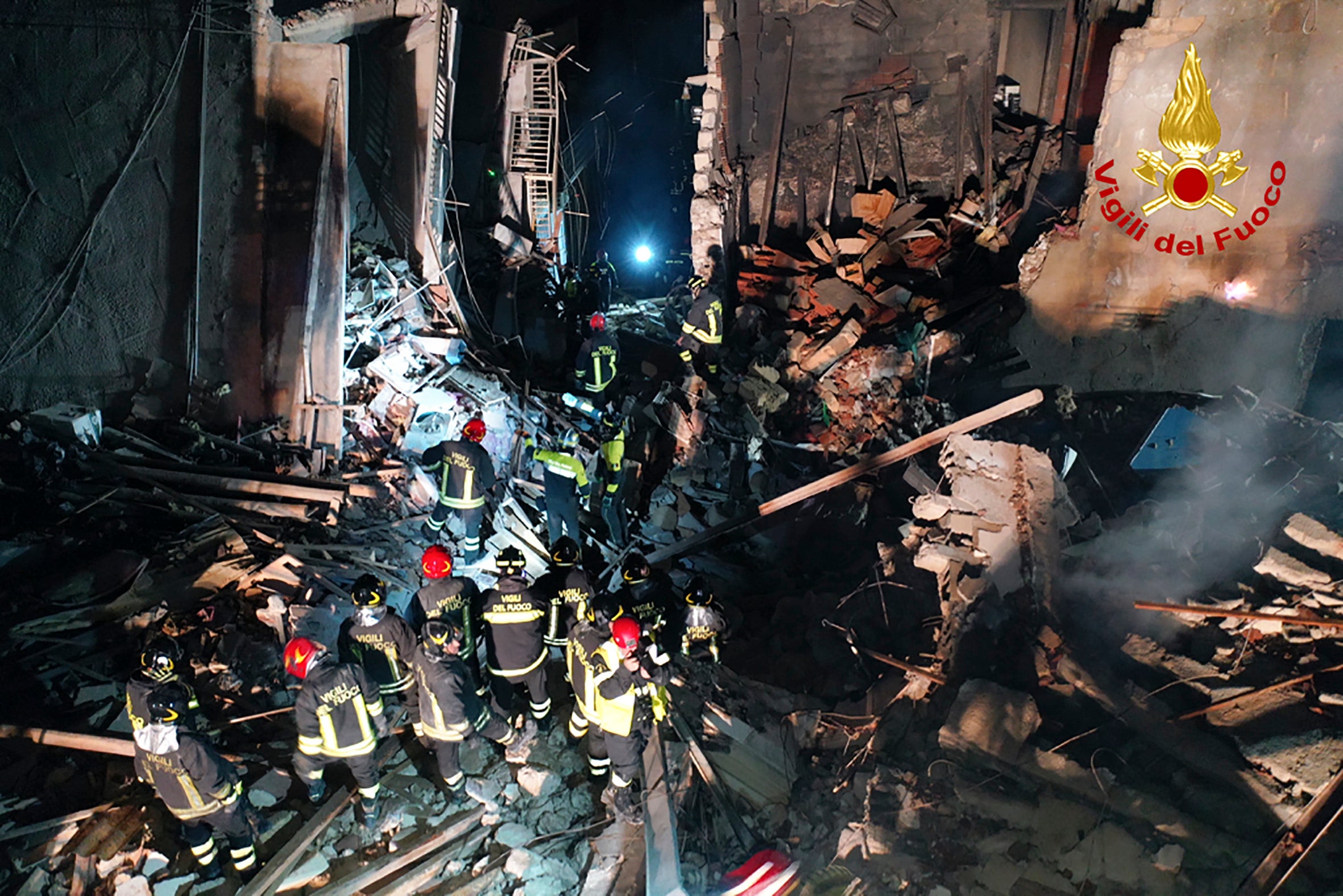 Italy Collapsed Building