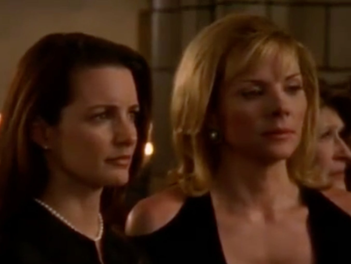 Kristin Davis and Kim Cattrall in the fourth season of ‘Sex and the City’