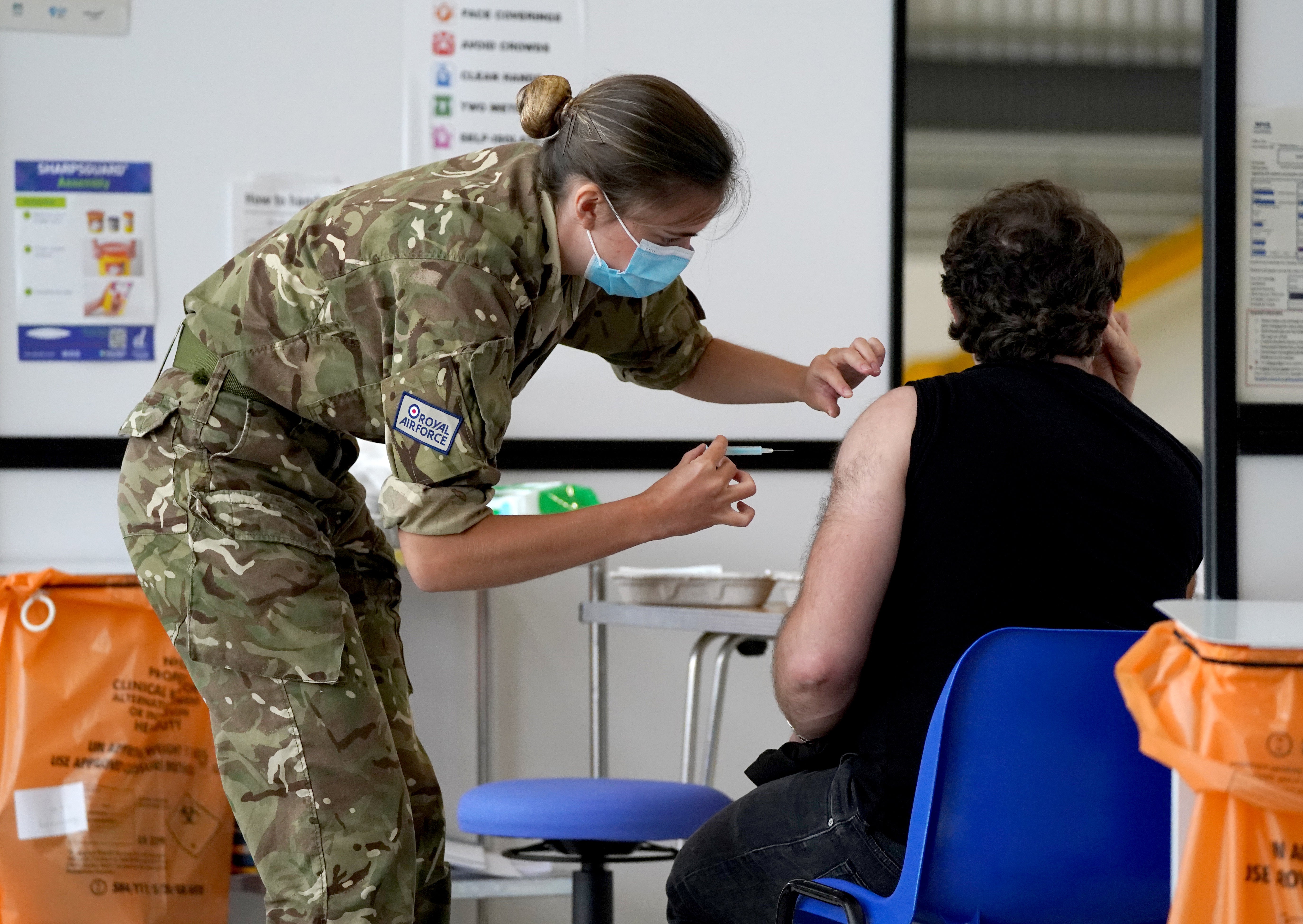Members of the Armed Forces have been drafted in (Andrew Milligan/PA)