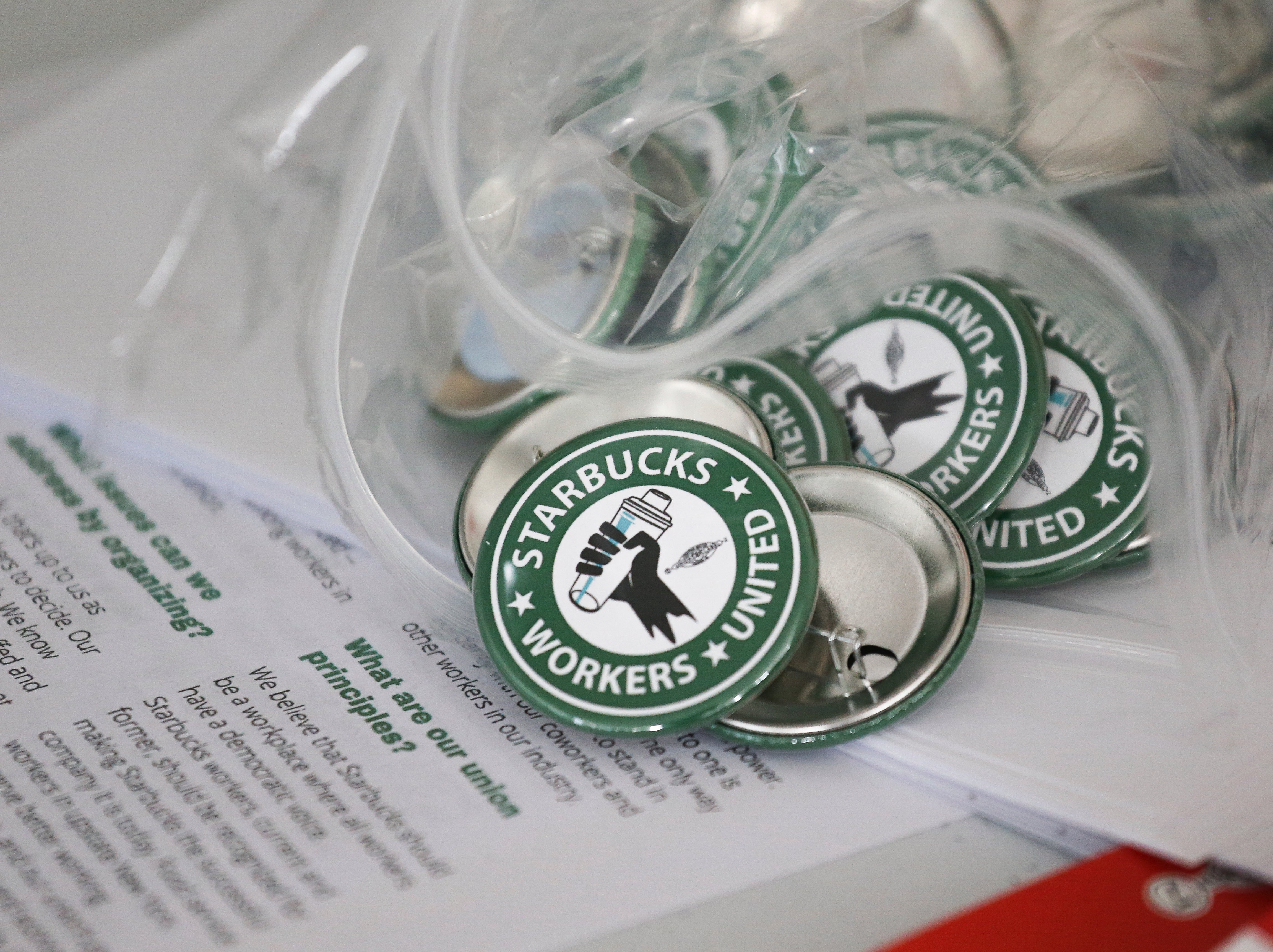 Customers giving congratulatory 'digital tips' to newly unionised Starbucks workers