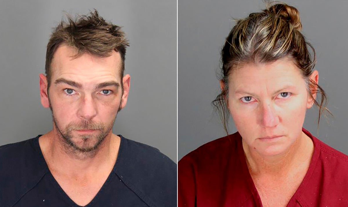 James and Jennifer Crumbley in their booking photos