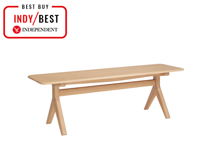 JOHN LEWIS & PARTNERS POISE 2 SEATER BENCH, OAK