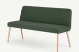 Made Adams dining bench, darby green