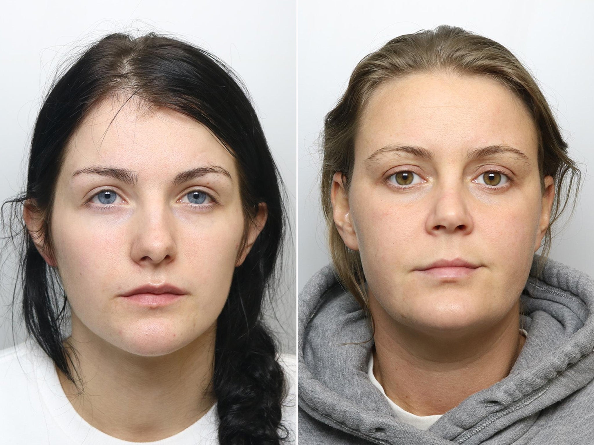 Frankie Smith, 20 (L) and Savannah Brockhill, 28 (R)