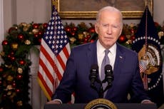 Joe Biden vows to ‘keep up the pressure’ on tackling gun violence on Sandy Hook shooting anniversary