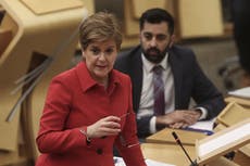 Scotland’s Covid response ‘curtailed’ by lack of cash, Sturgeon tells MSPs