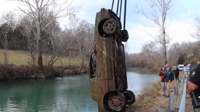 Mr Sides alerted authorities after finding Ms Foster’s car underwater and it was finally recovered more than 21 years later