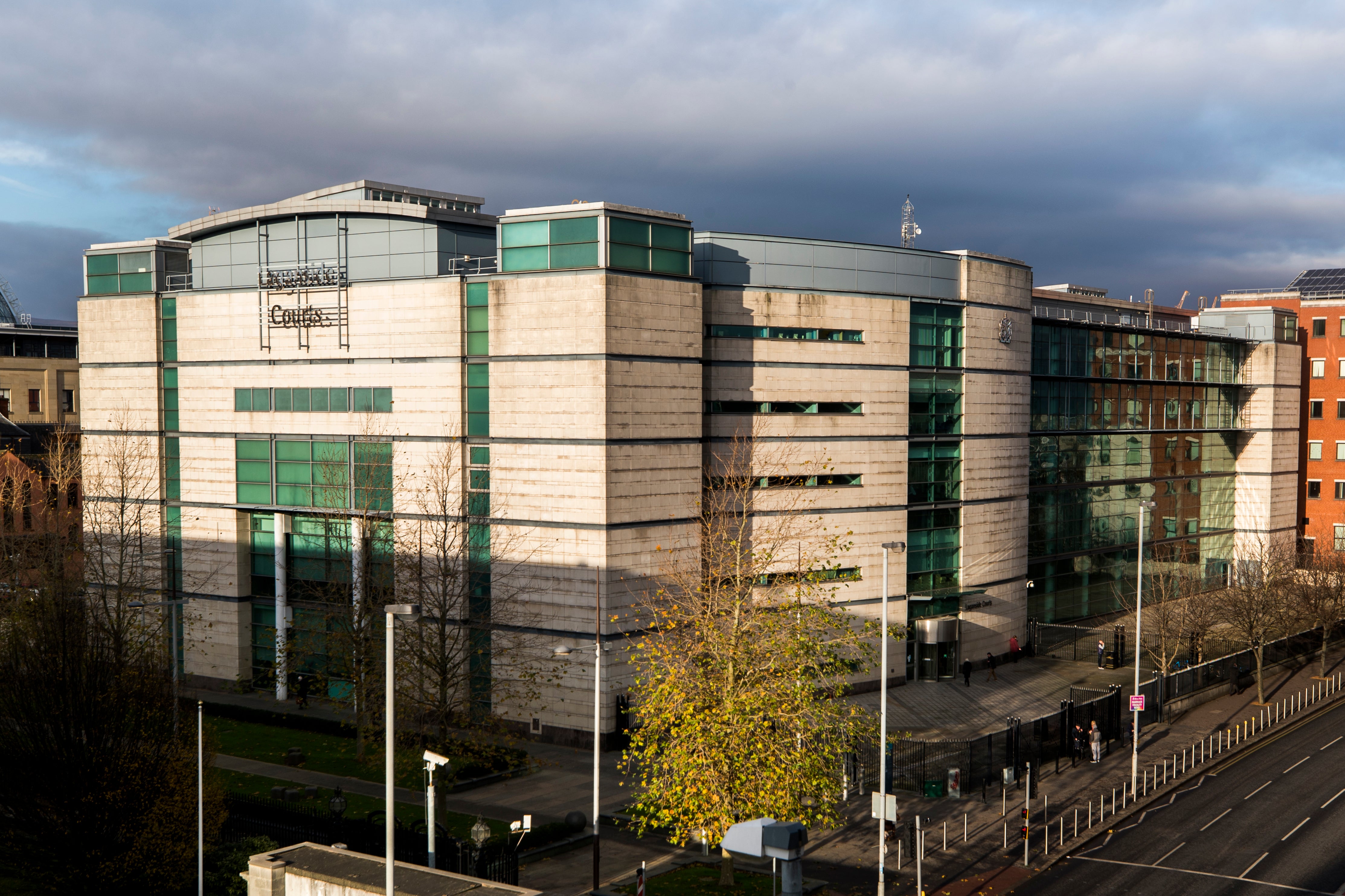 Laganside Court in Belfast. New laws will prevent victims and witnesses from having to give evidence twice in court (Liam McBurney/PA)