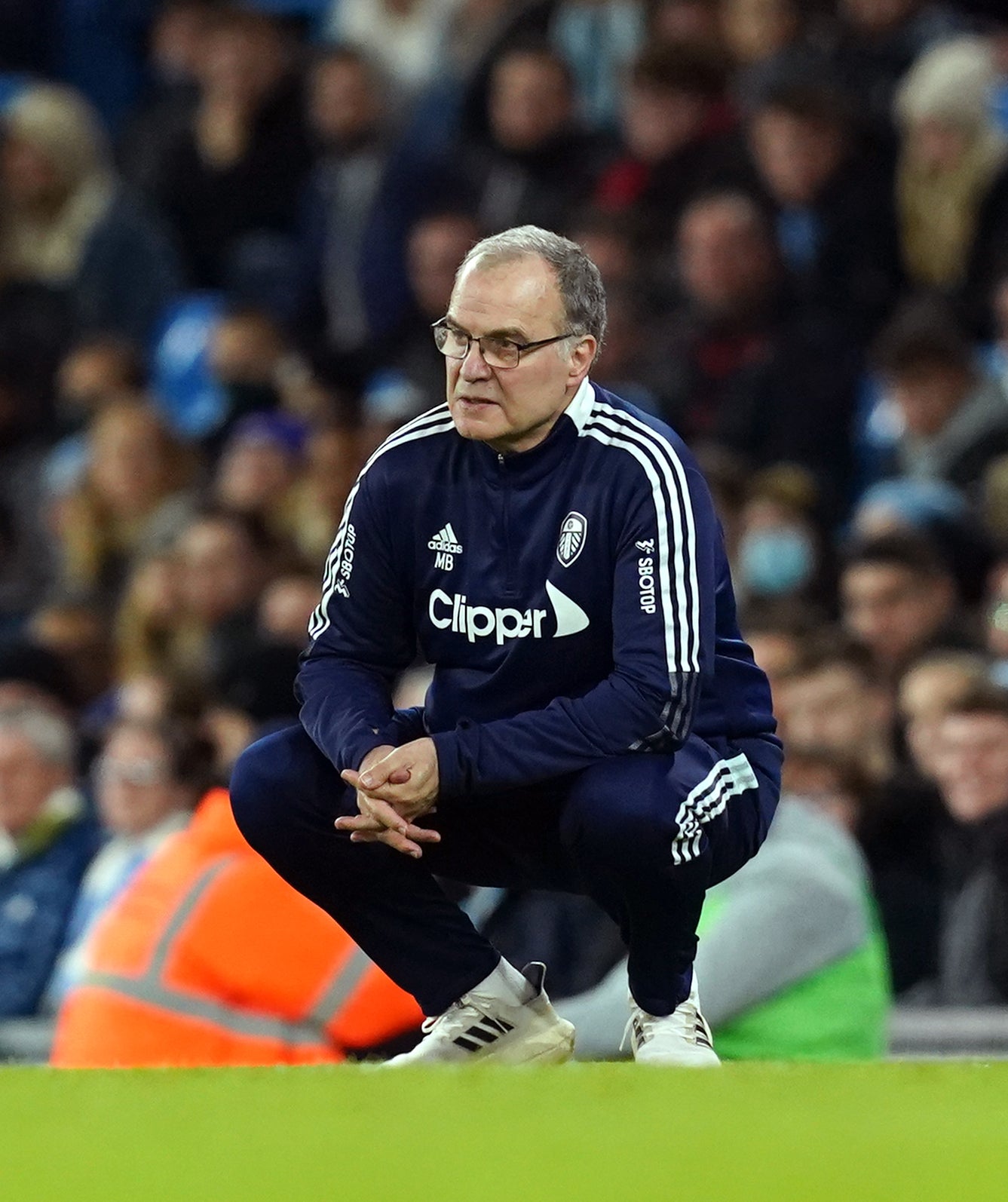 Marcelo Bielsa said Leeds had ‘never played so badly’ (Martin Rickett/PA)