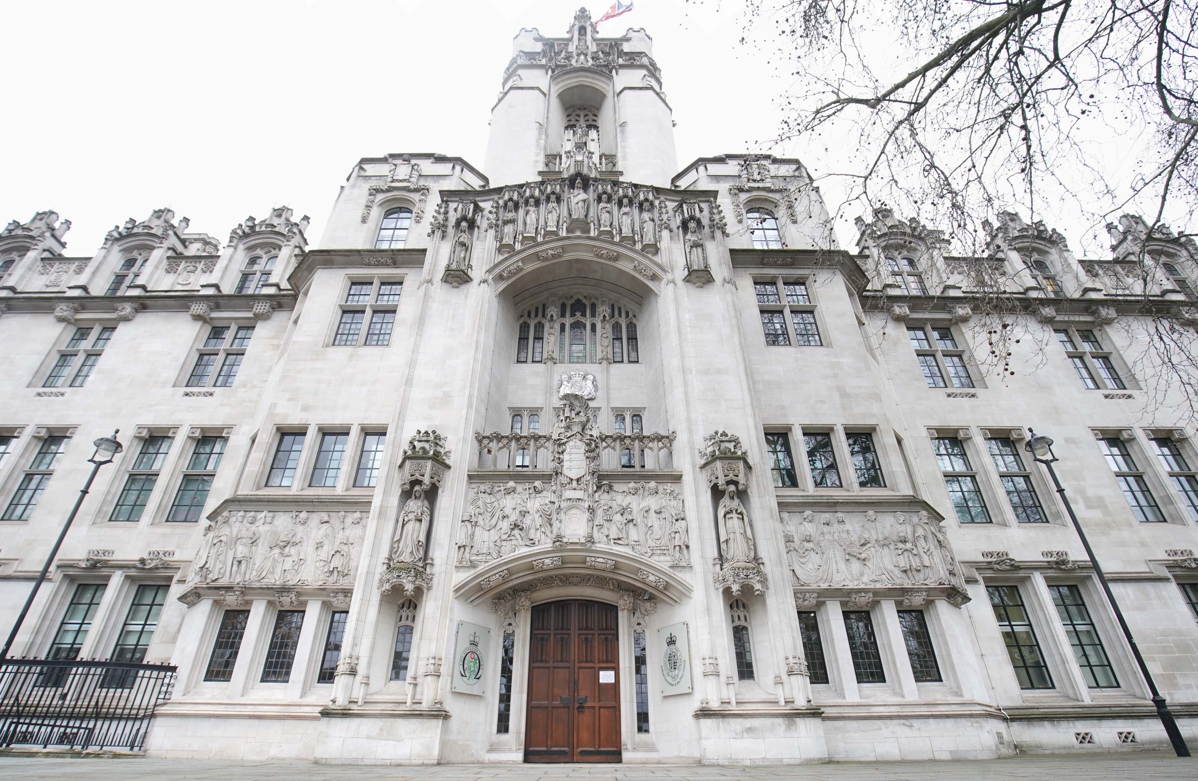 The Supreme Court in central London (Aaron Chown/PA)