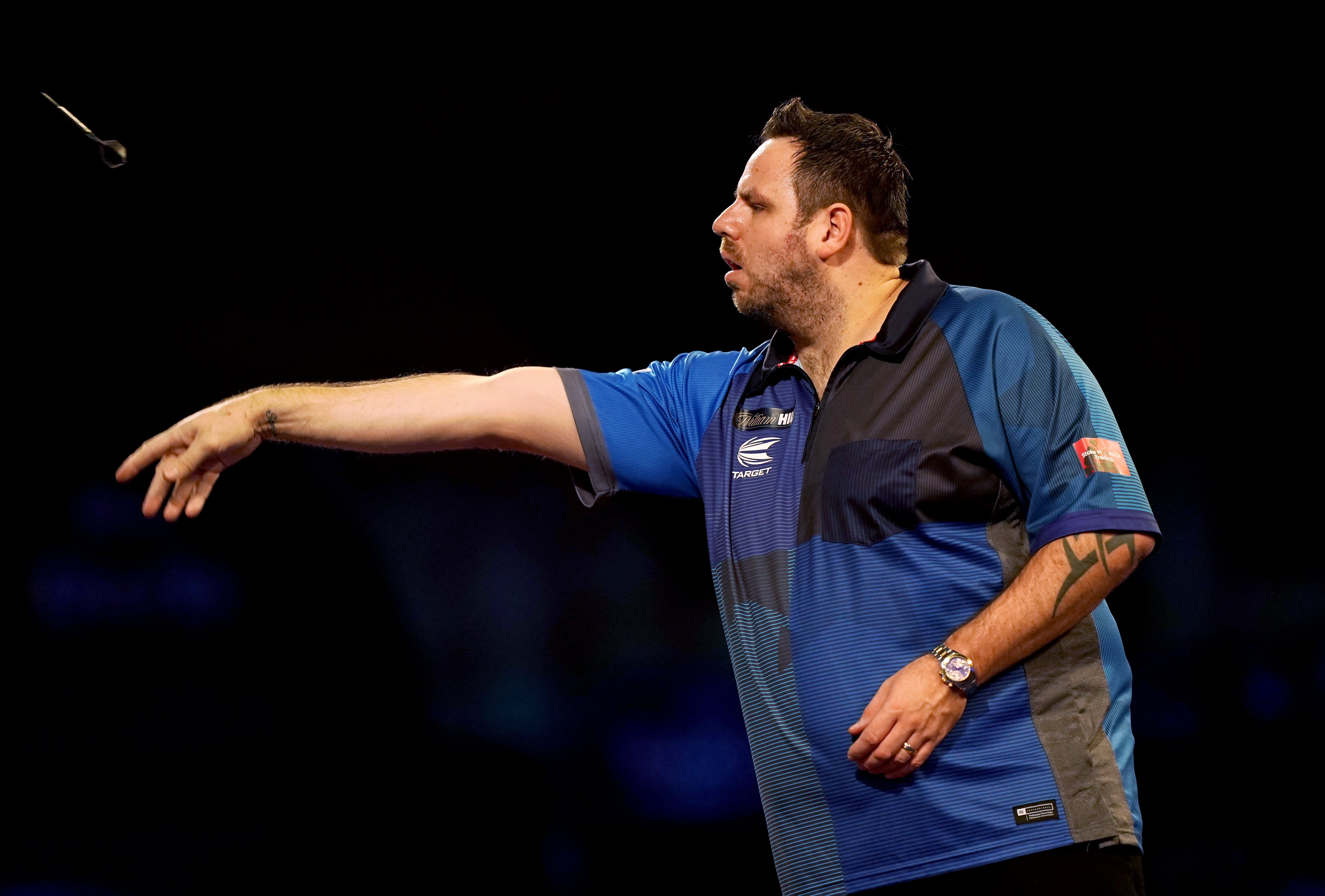 Adrian Lewis booked his place in round two at Alexandra Palace (Kirsty O’Connor/PA)