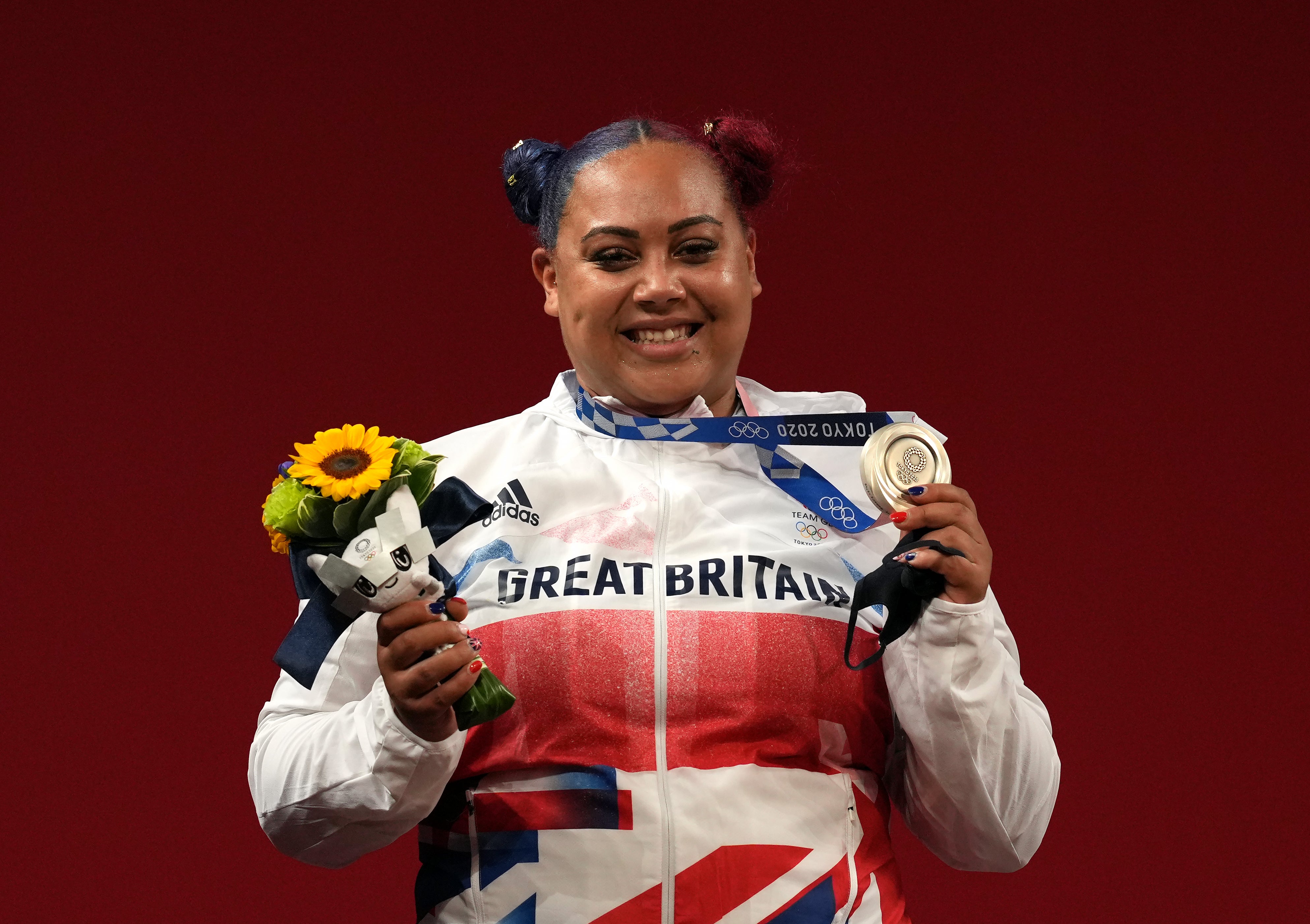 Emily Campbell won an unlikely weightlifting silver (Martin Rickett/PA)