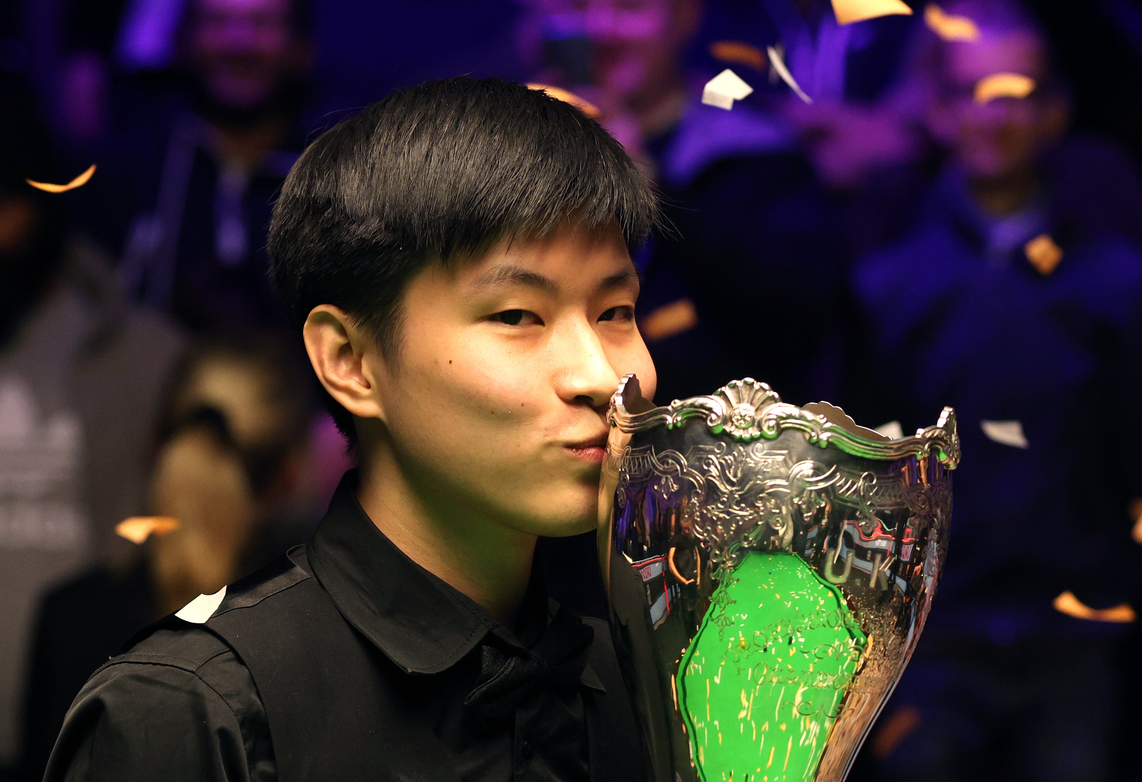 Zhao Xintong made a major breakthrough at the UK Championship (Richard Sellers/PA)