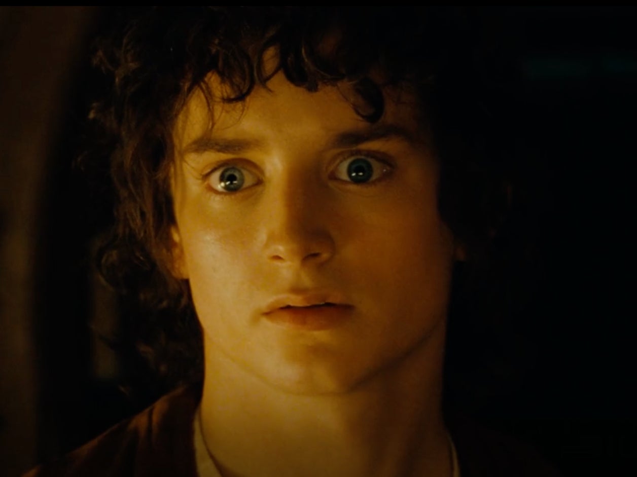 Elijah Wood as Frodo Baggins in ‘The Fellowship of the Ring’