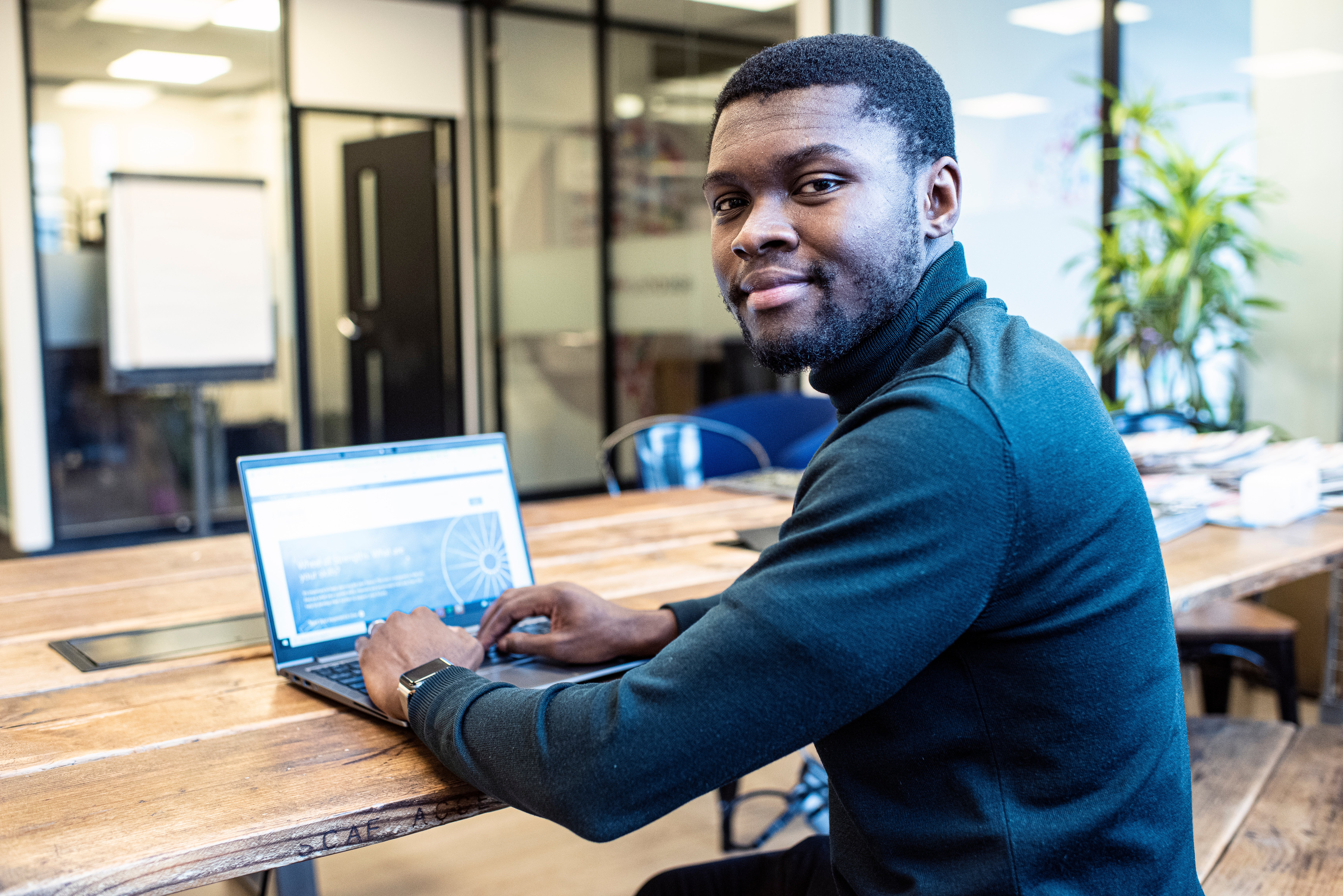 Thomas Kingsley, a reporter for The Independent, tries out the Barclays LifeSkills platform