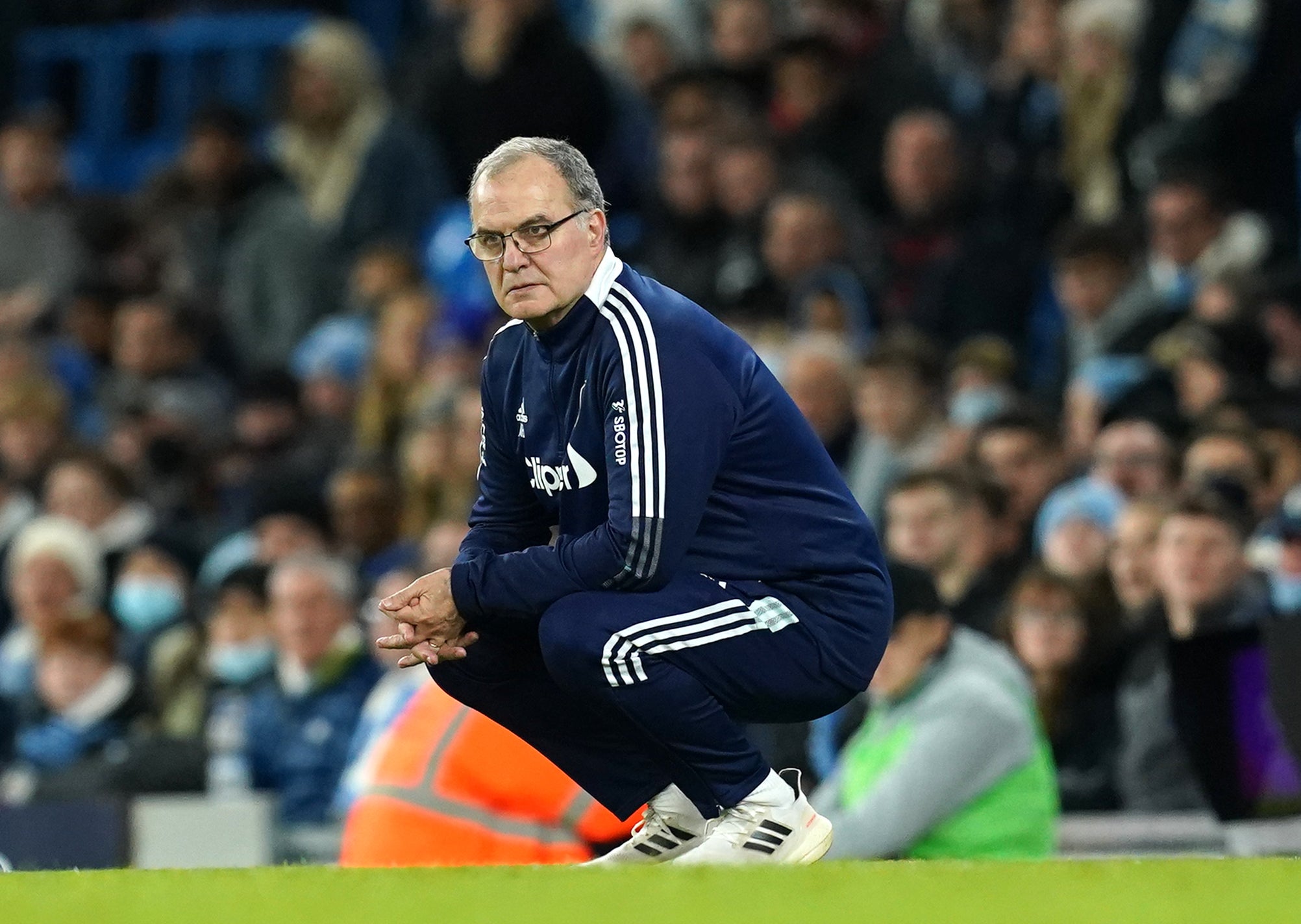 Marcelo Bielsa has admitted this period is “the worst of all his moments” as Leeds boss (Martin Rickett/PA)