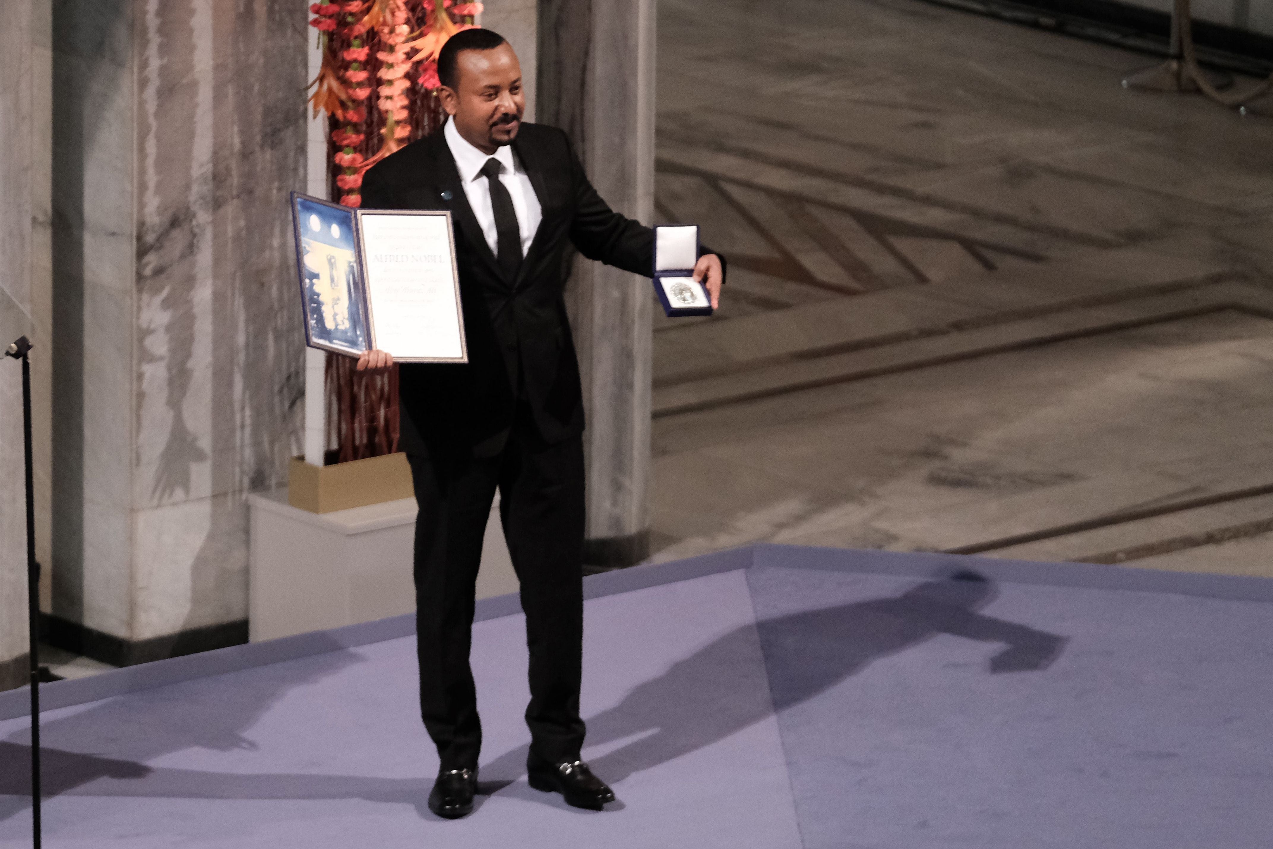 Ahmed wins the Nobel Peace Prize in 2019