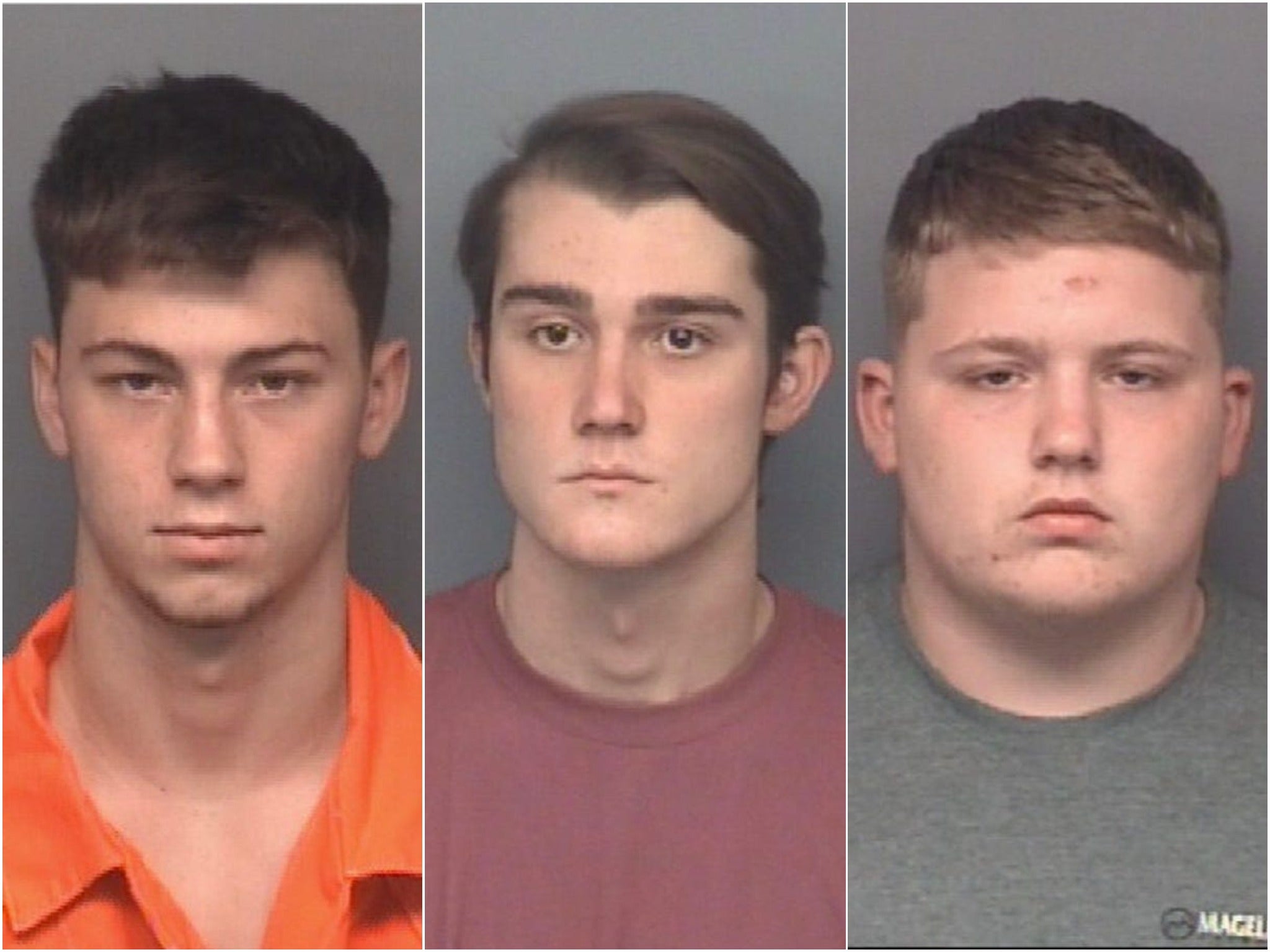 Reid Mitchell, 17, Ayden Holland, 17, and Logan Huber, 18, were arrested following the assault on Cole Hagan