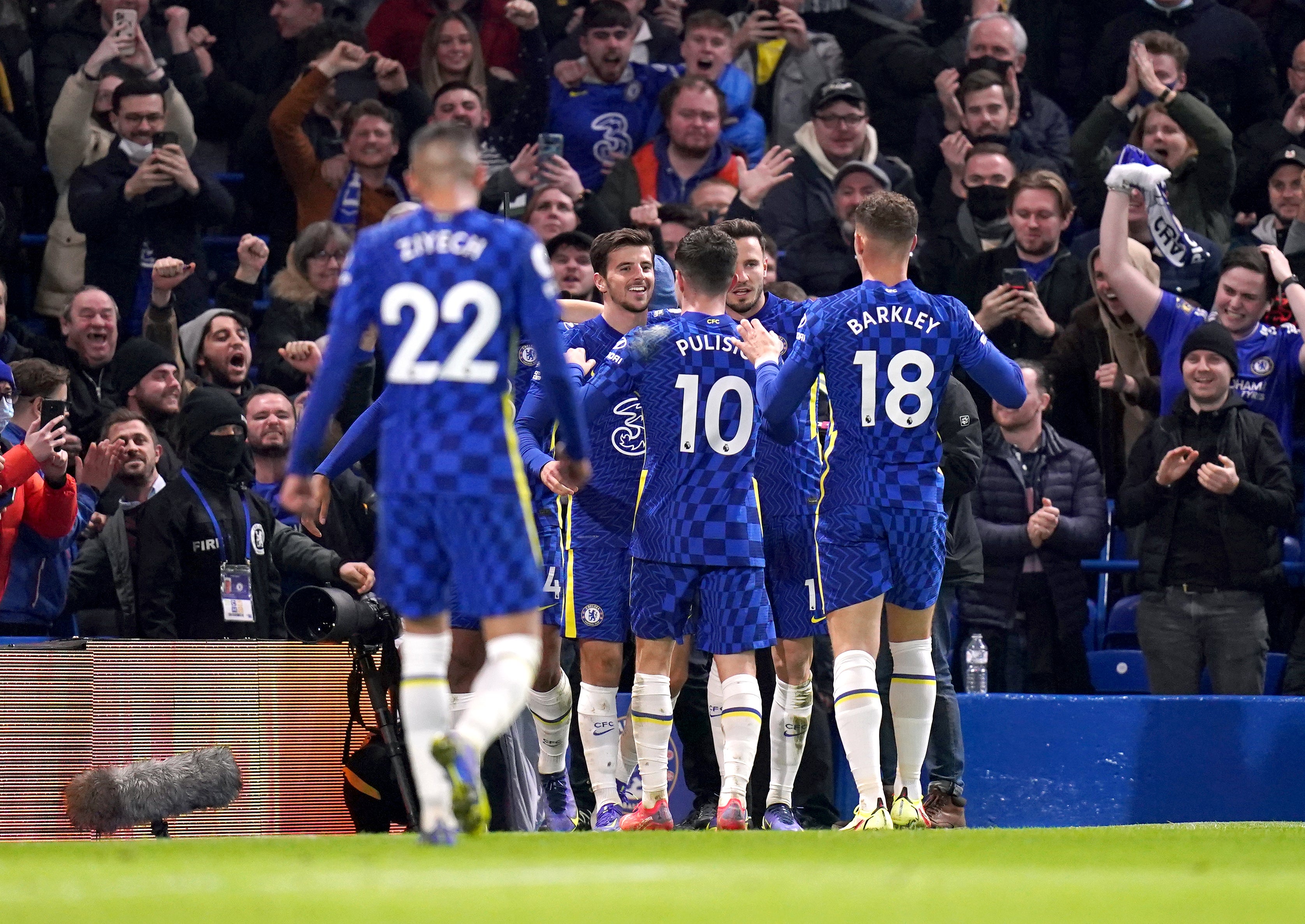 Mason Mount had given Chelsea the lead on a night they missed a host of chances (Adam Davy/PA)