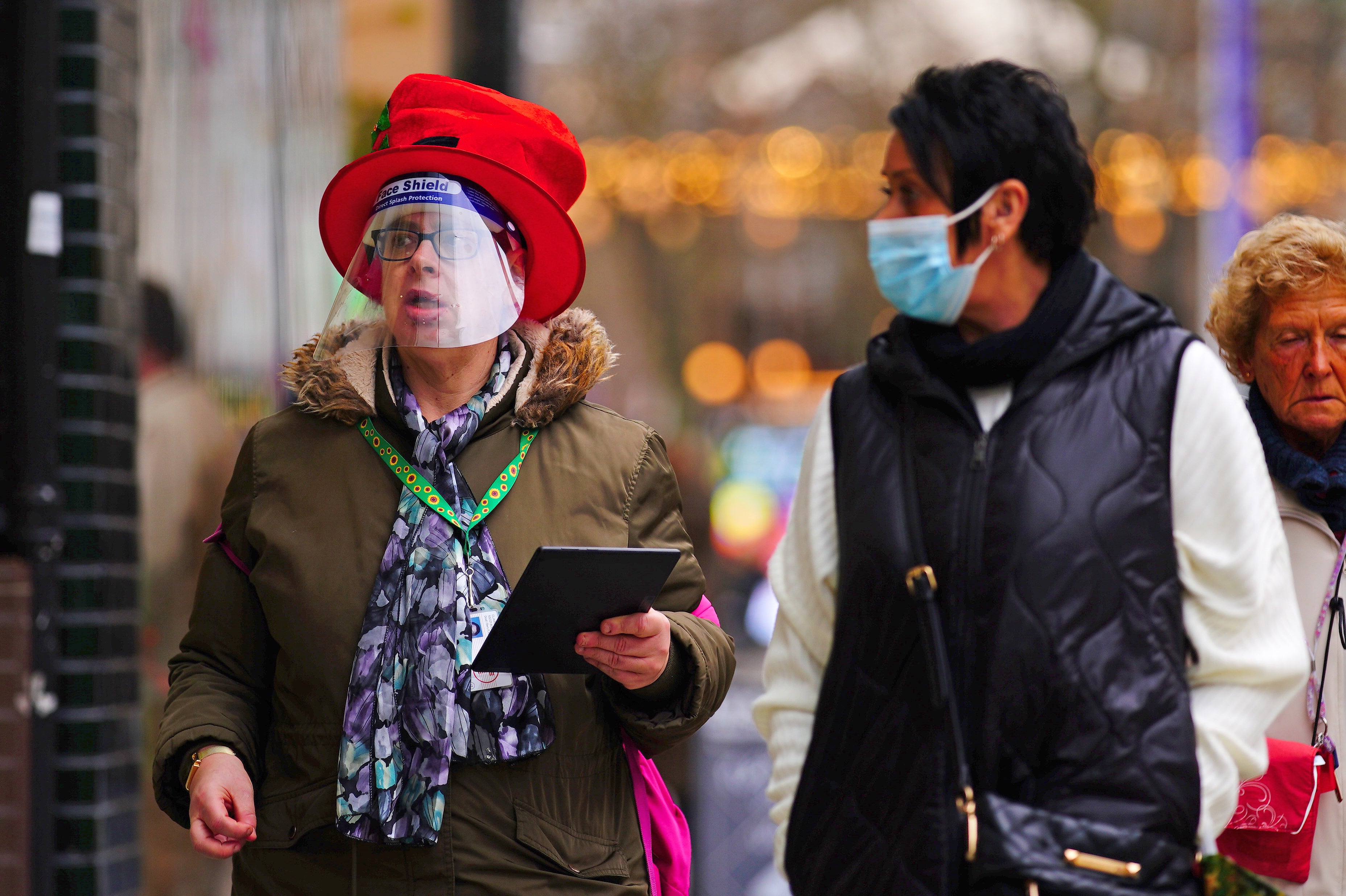 Wales is set to see a return to tougher Covid restrictions after Christmas following a surge in cases of the Omicron variant (Ben Birchall/PA)