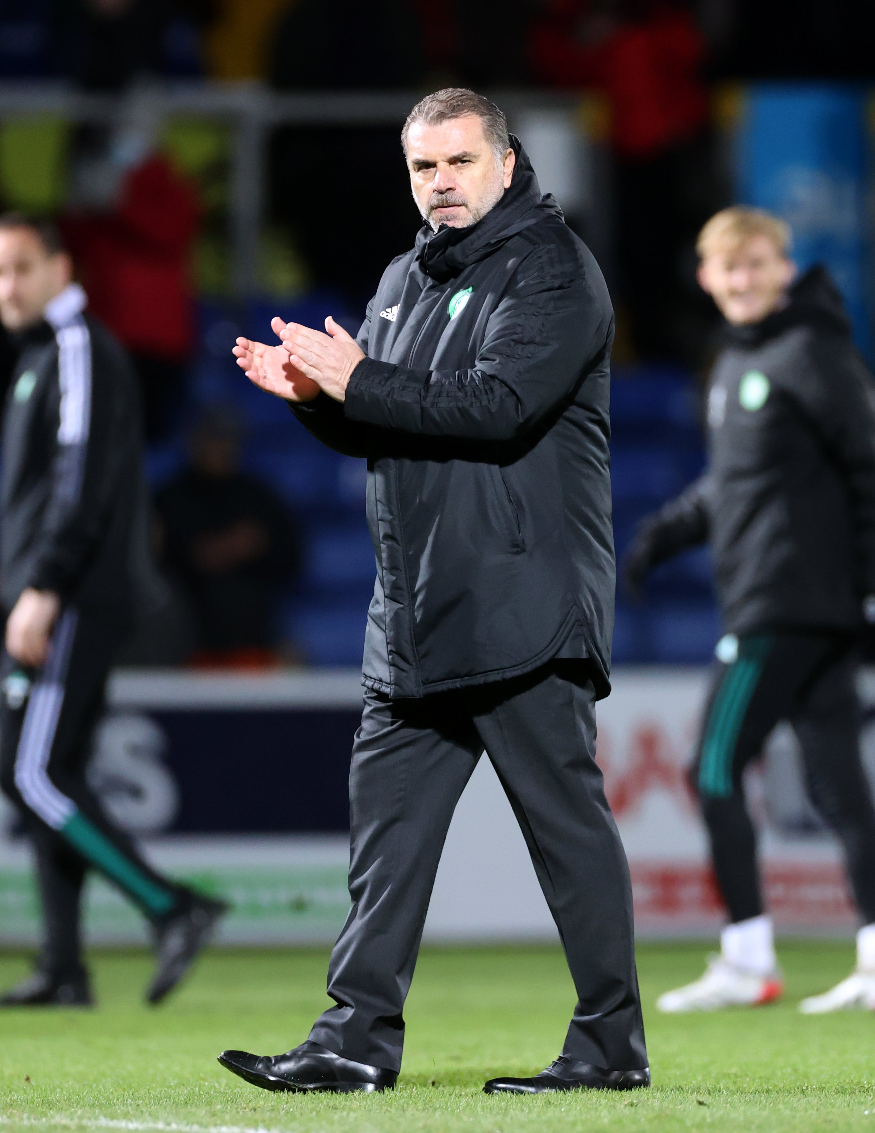 Celtic boss Ange Postecoglou will wait to make a call on his injured players for the Premier Sports Cup final (Steve Welsh/PA)